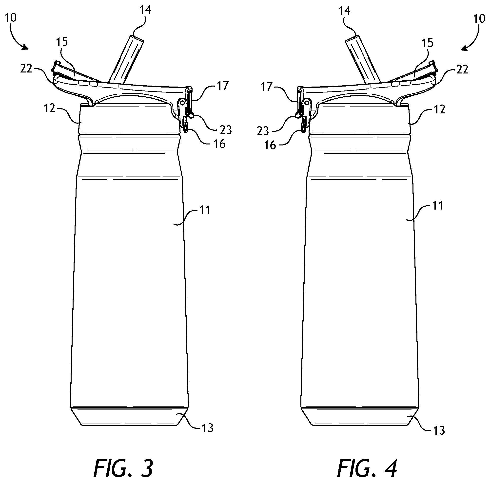 Patent US12103740 Figure 2 – Drinking vessel with hygienic straw