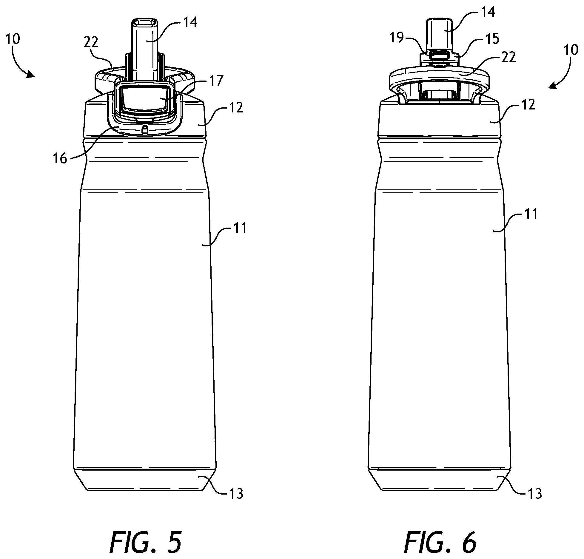 Patent US12103740 Figure 3 – Drinking vessel with hygienic straw