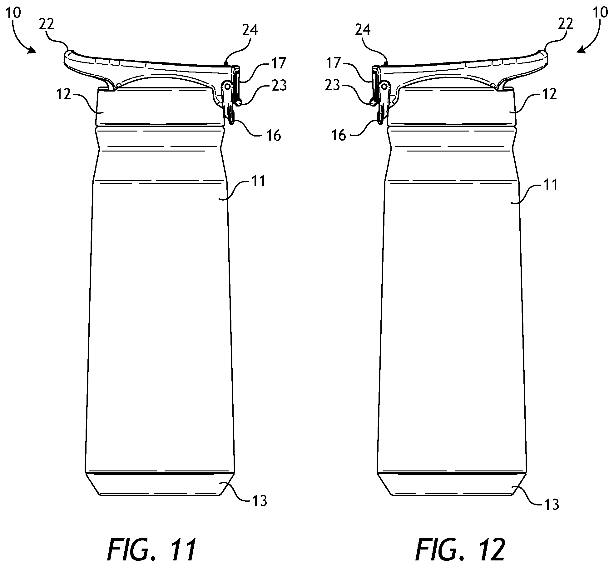 Patent US12103740 Figure 5 – Drinking vessel with hygienic straw