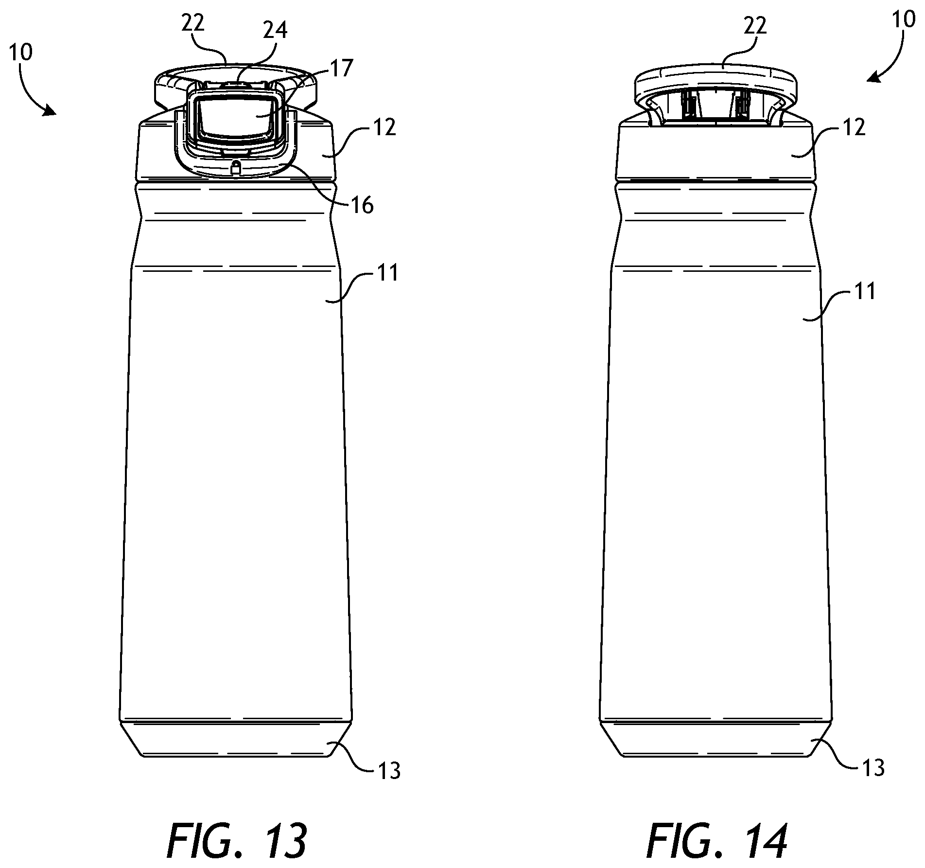 Patent US12103740 Figure 6 – Drinking vessel with hygienic straw