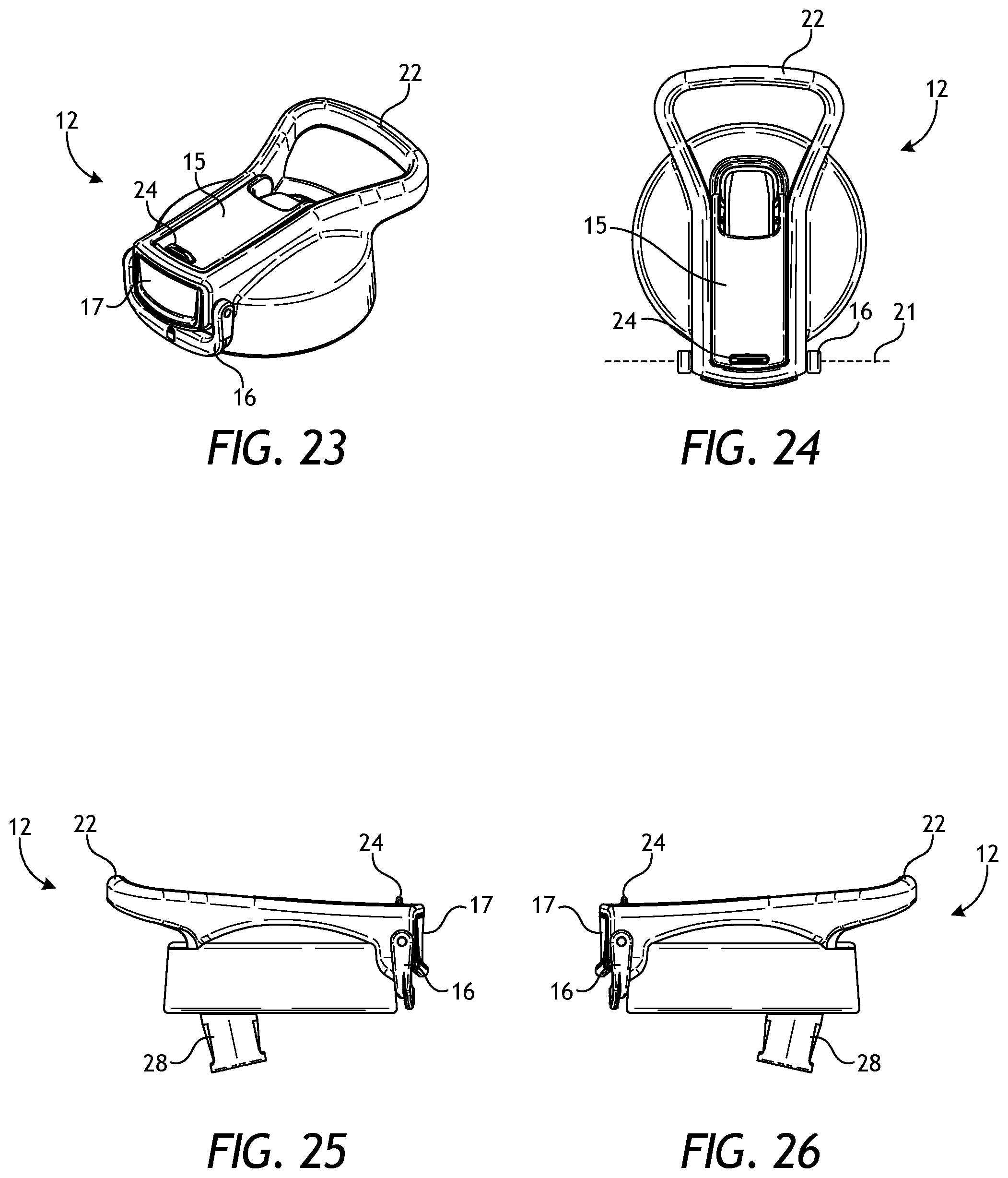 Patent US12103740 Figure 9 – Drinking vessel with hygienic straw