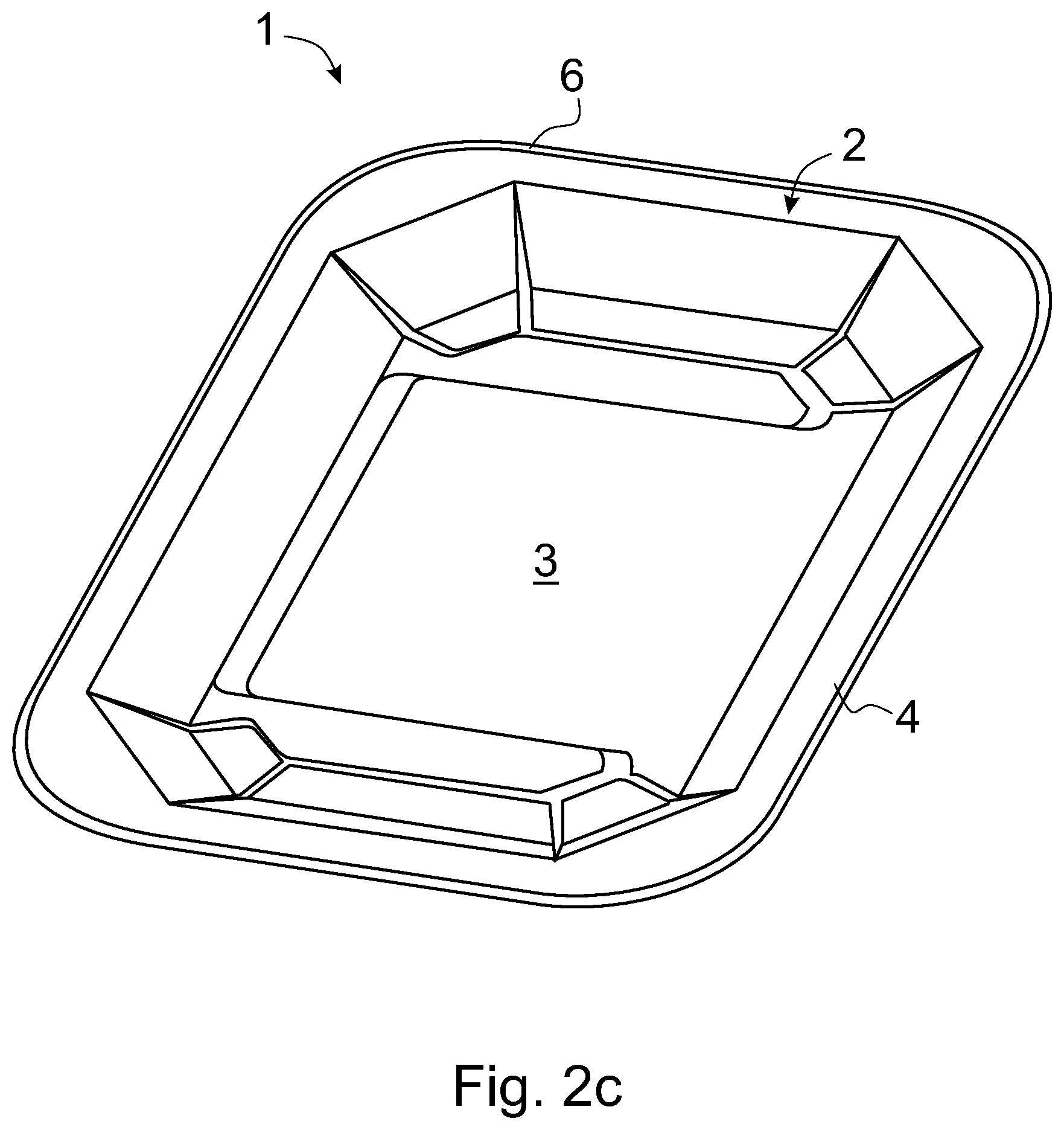 Patent US12103743 Figure 3 – Product package and method of manufacturing the same as well as package blank