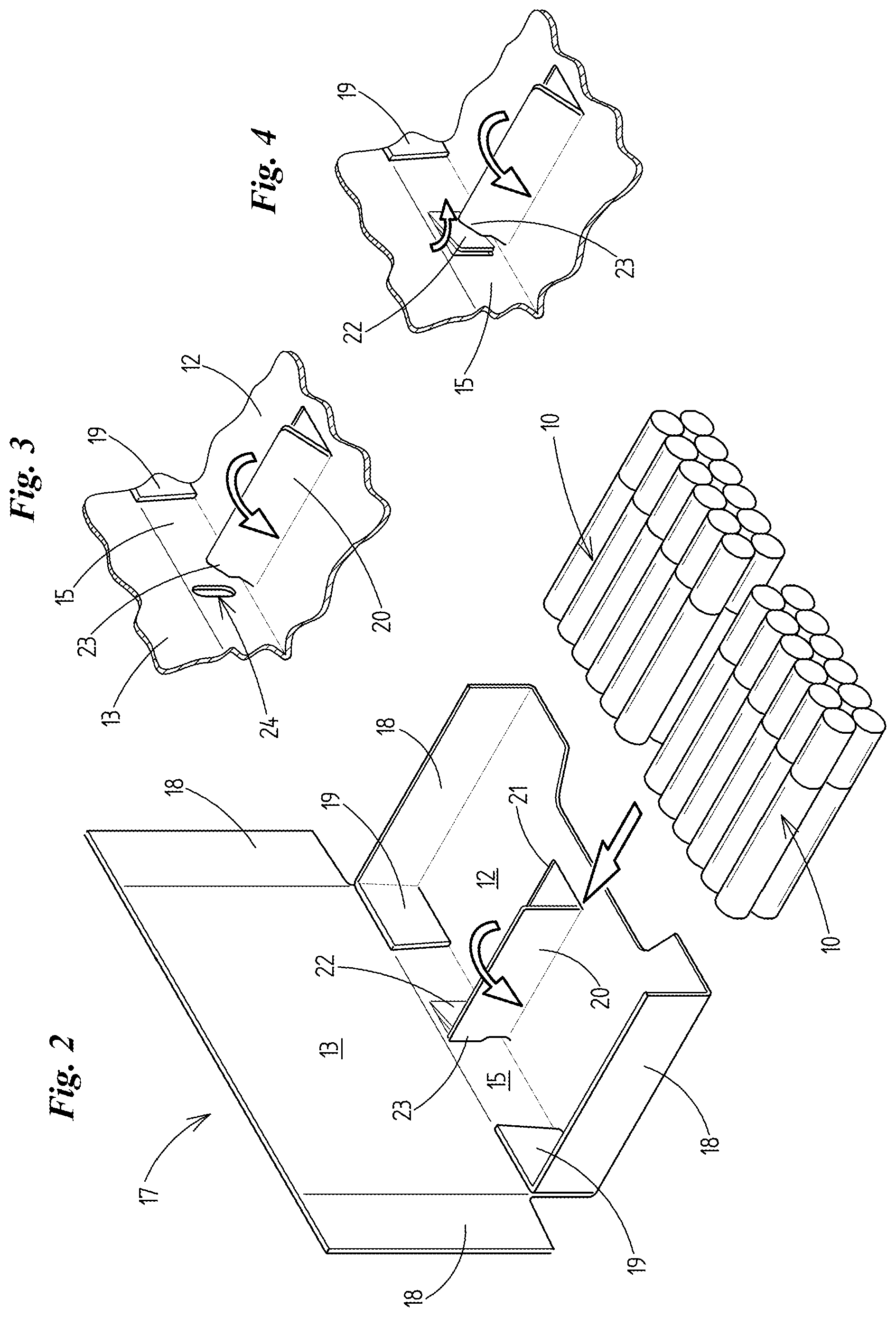 Patent US12103744 Figure 2 – Packet for cigarette industry products and method and device for producing the same