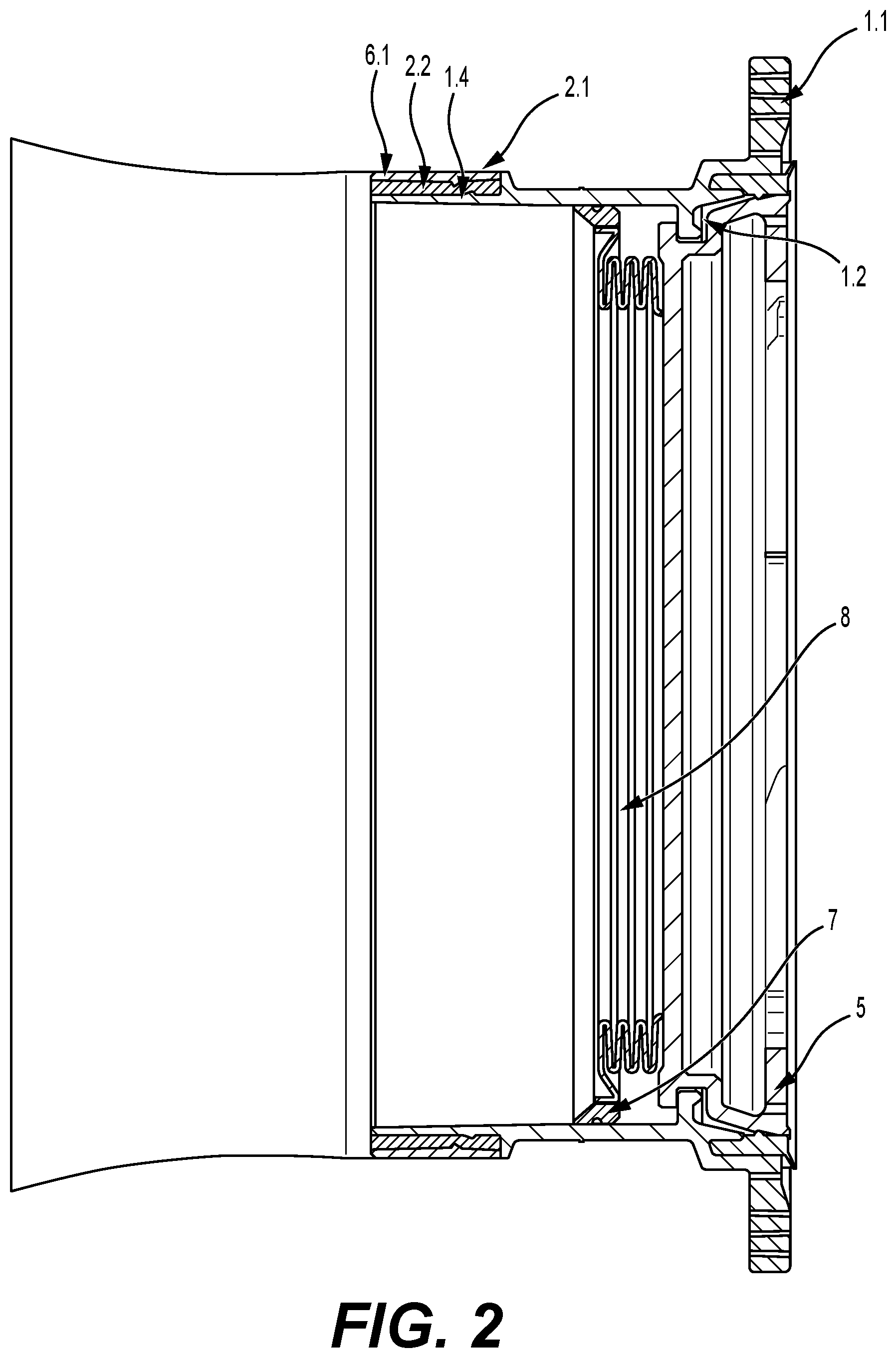 Patent US12103746 Figure 2 – Beta container for an alpha-beta port system
