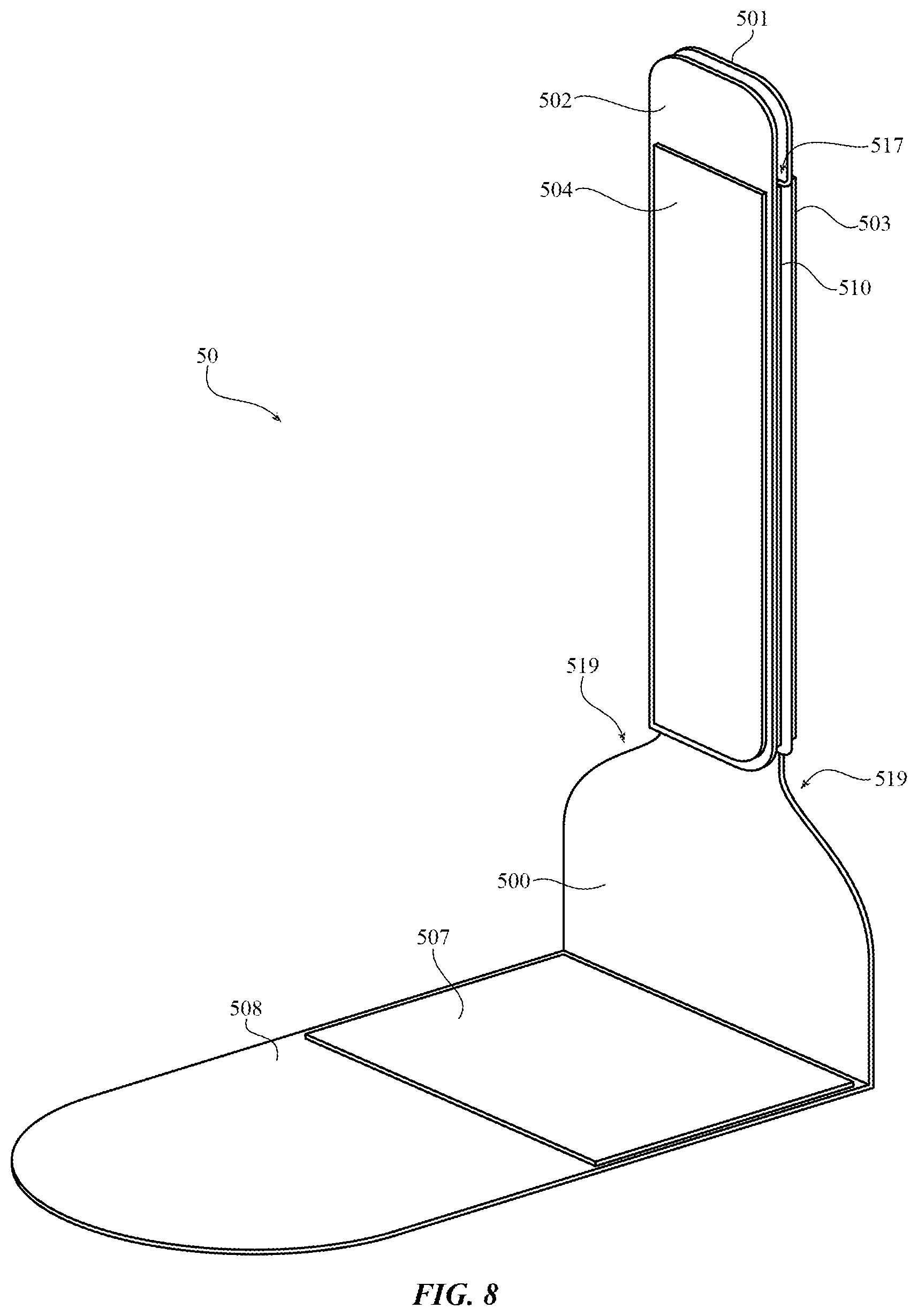 Patent US12103747 Figure 6 – Packaging with tamper-evident seal