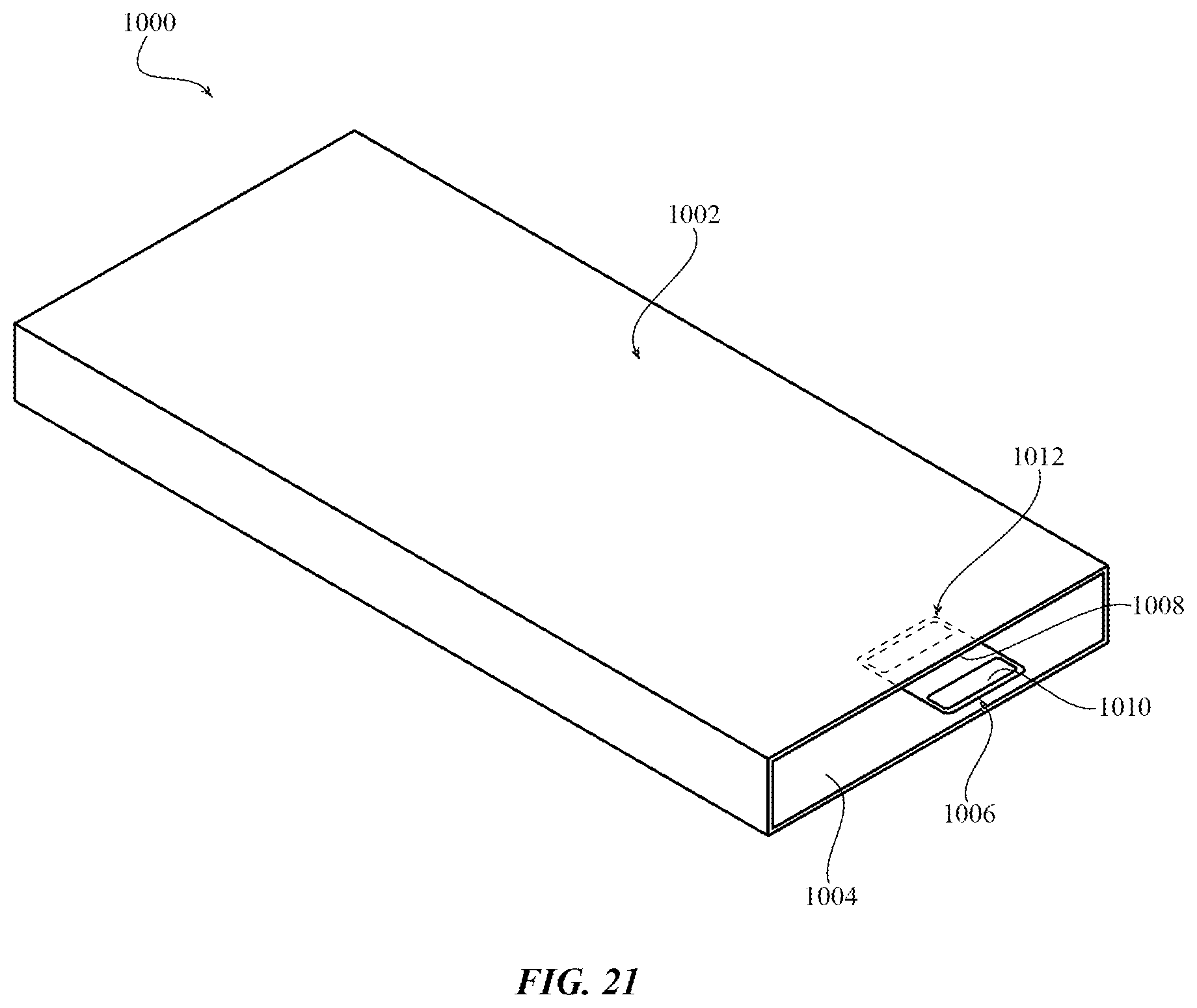 Patent US12103747 Figure 14 – Packaging with tamper-evident seal