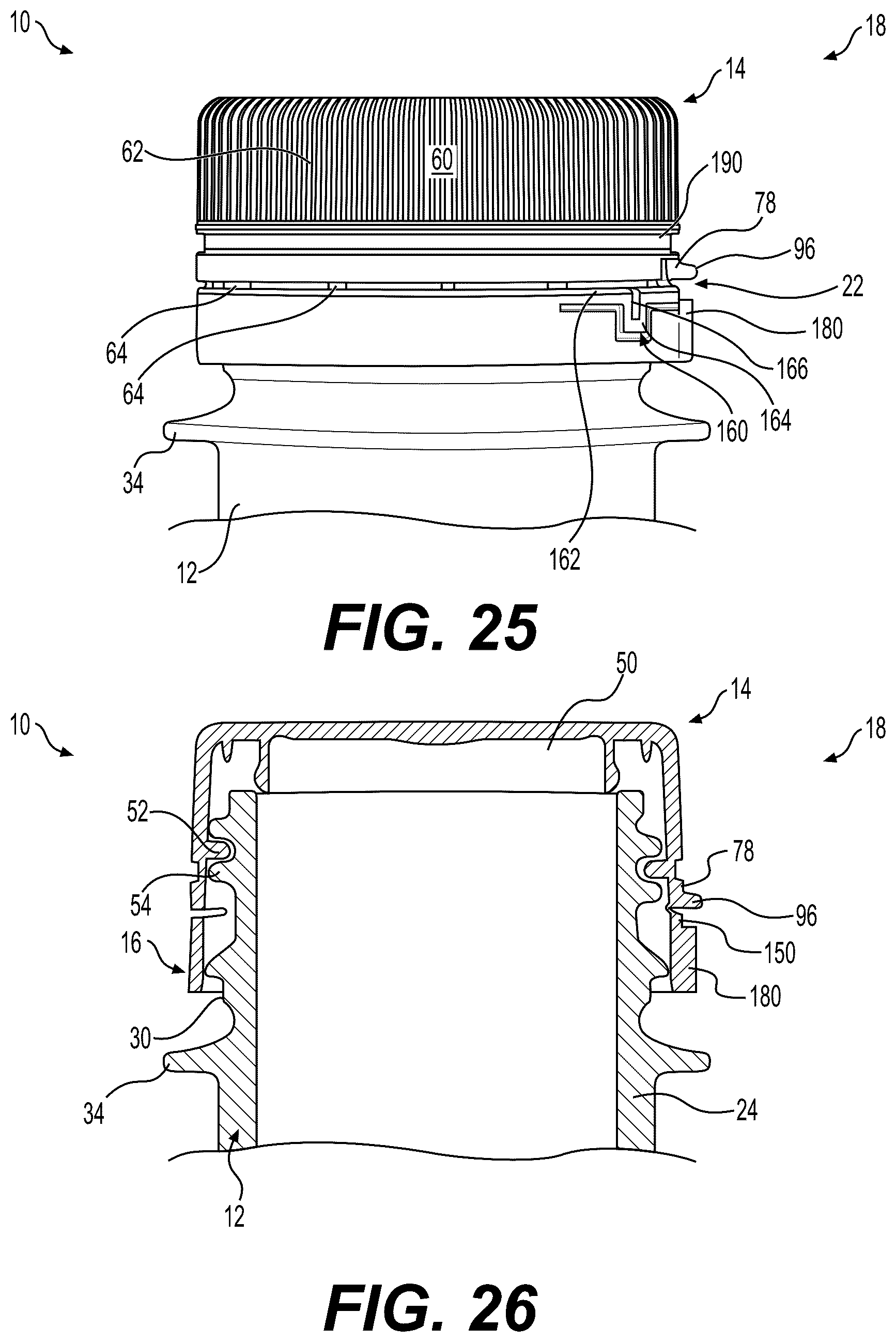 Patent US12103749 Figure 14 – Closure device for a container