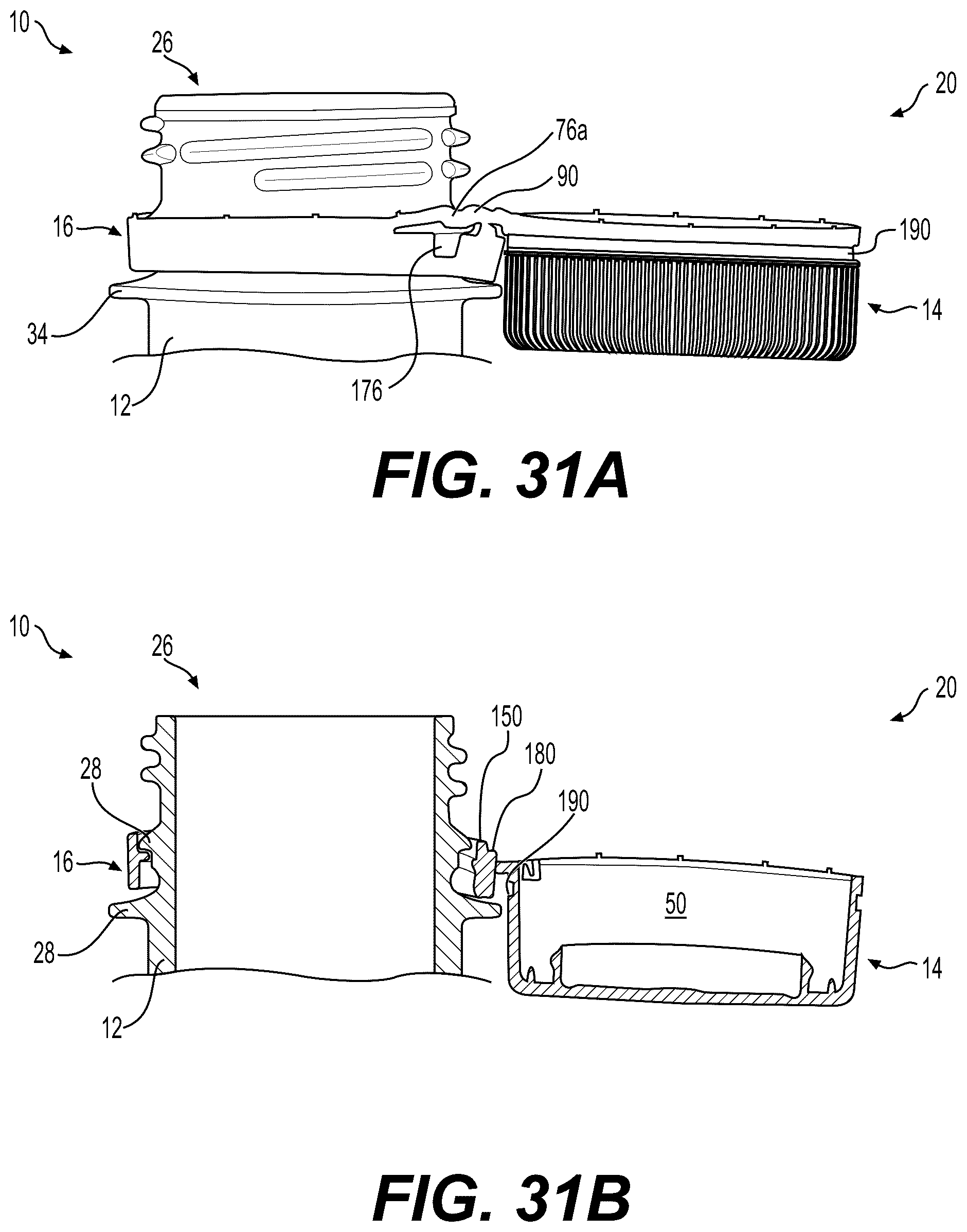 Patent US12103749 Figure 19 – Closure device for a container