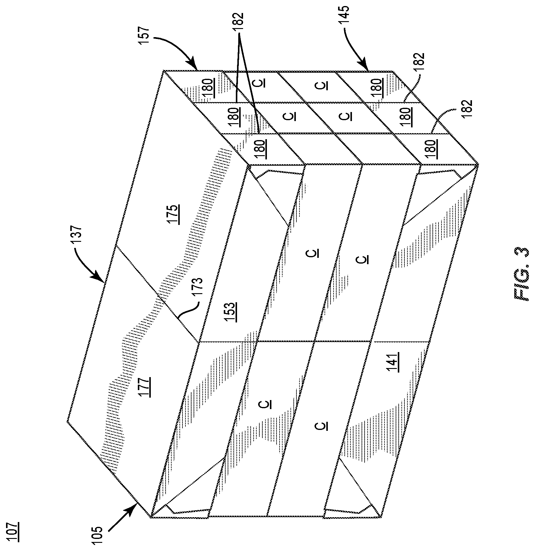 Patent US12103753 Figure 3 – Shipping and dispensing construct