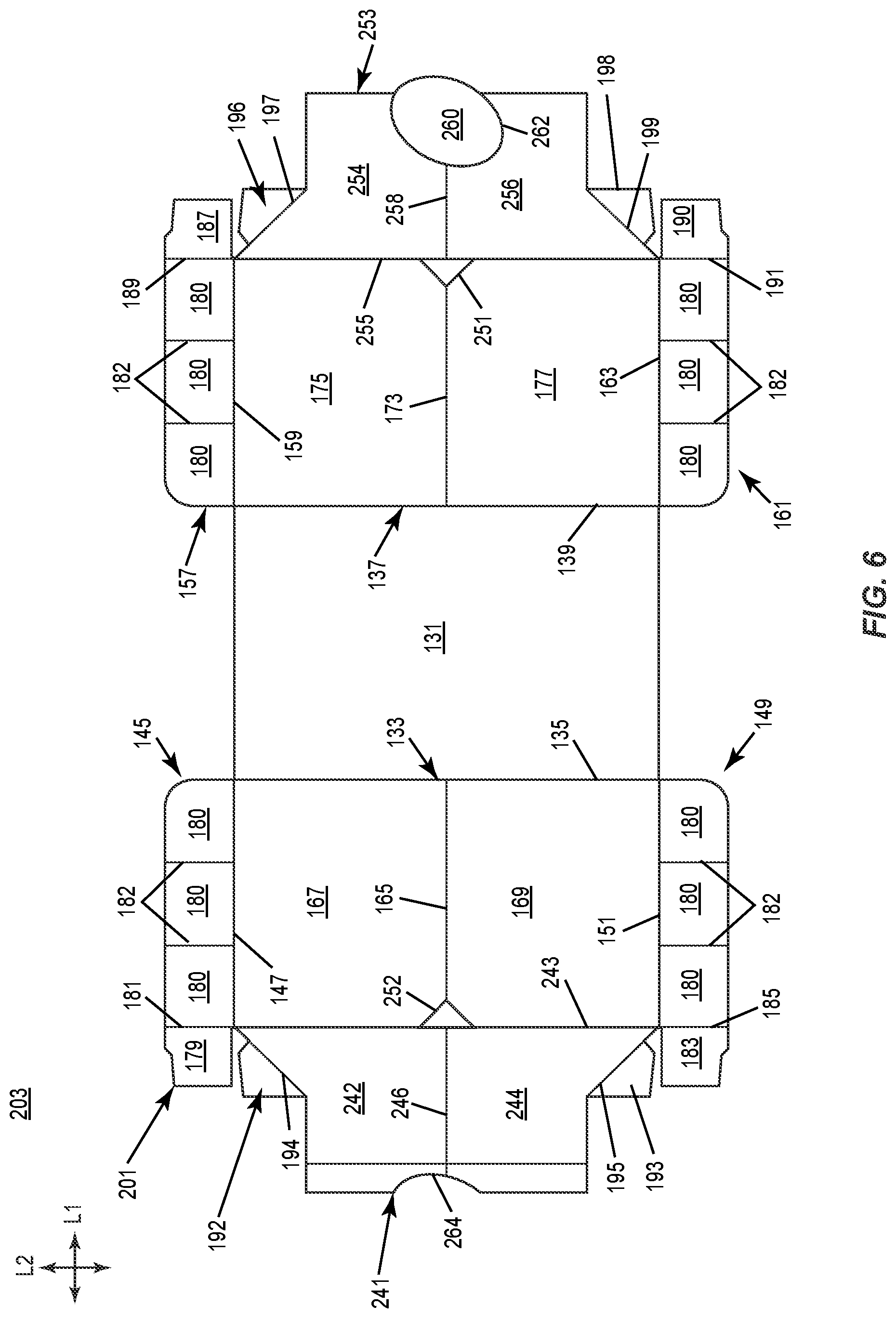Patent US12103753 Figure 6 – Shipping and dispensing construct