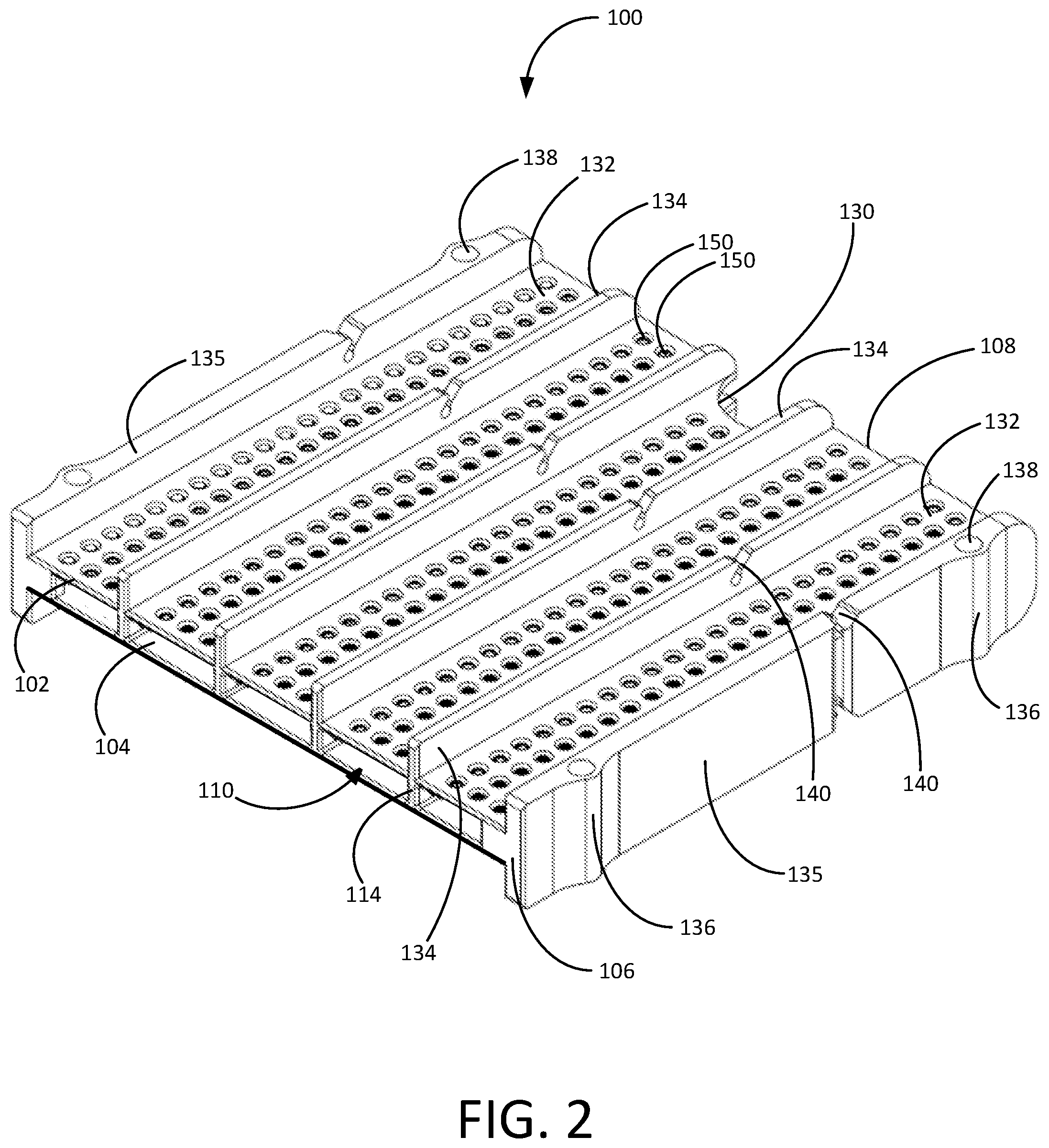 Patent US12103755 Figure 2 – Reed storage apparatus for humidity control