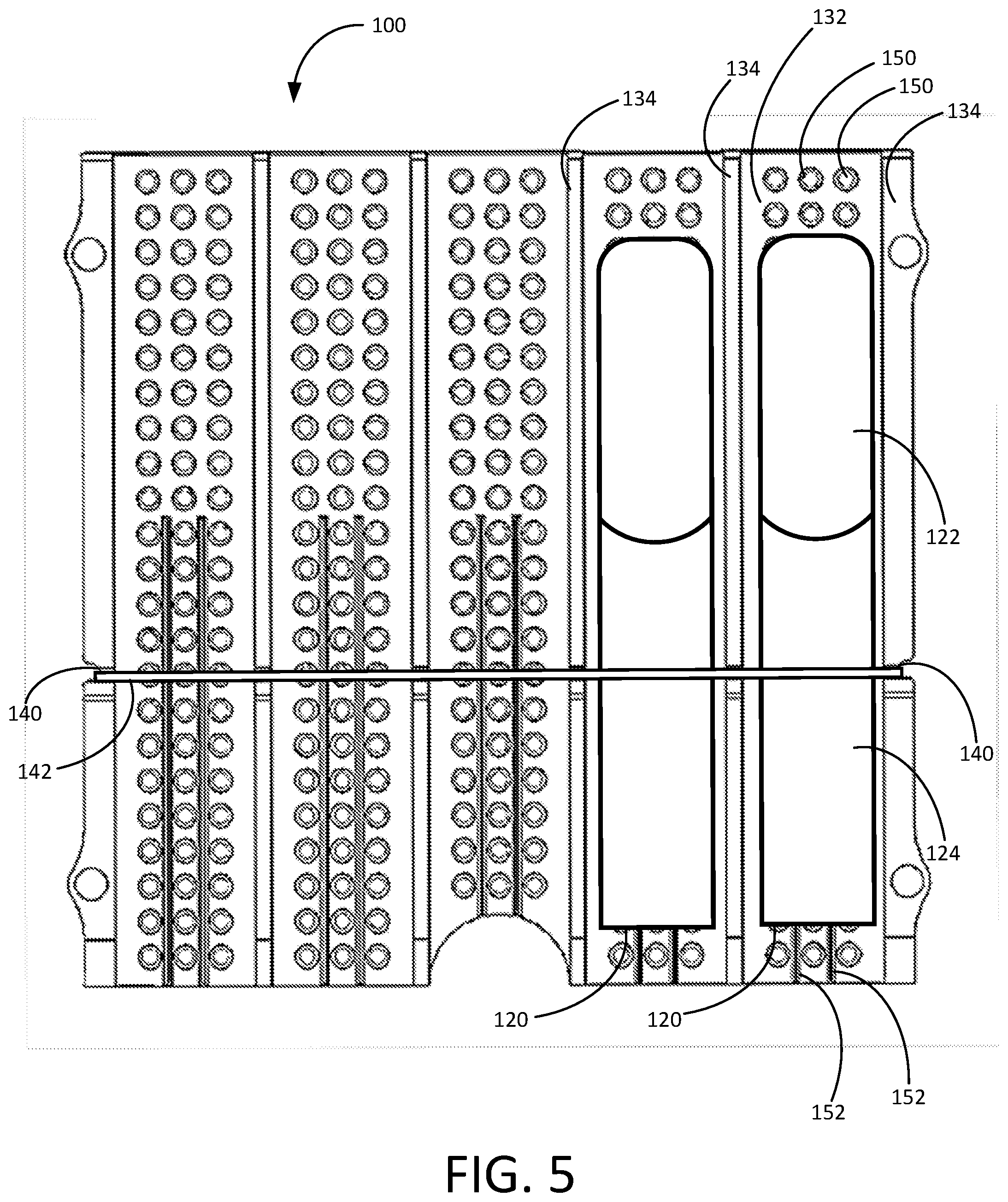 Patent US12103755 Figure 5 – Reed storage apparatus for humidity control