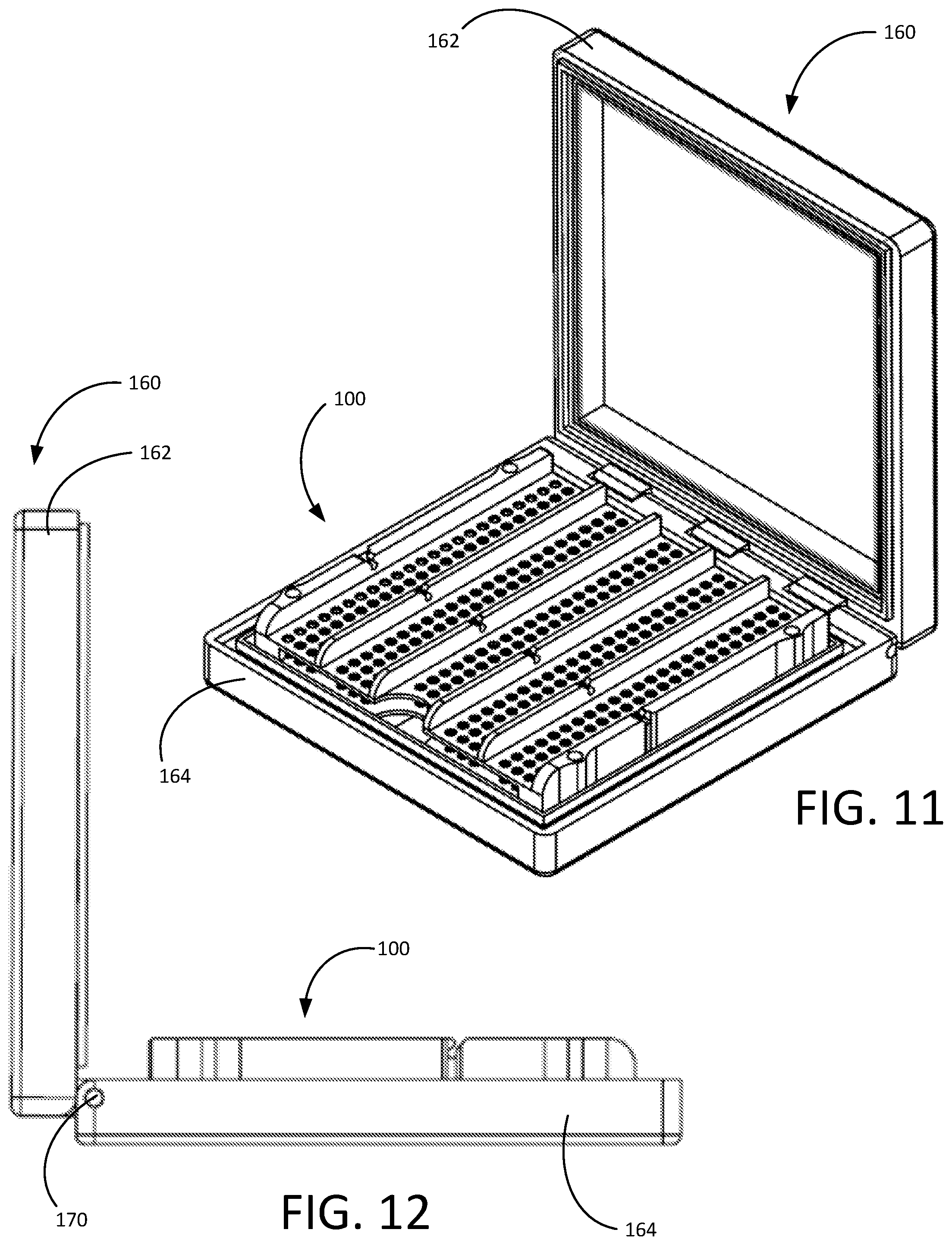 Patent US12103755 Figure 11 – Reed storage apparatus for humidity control