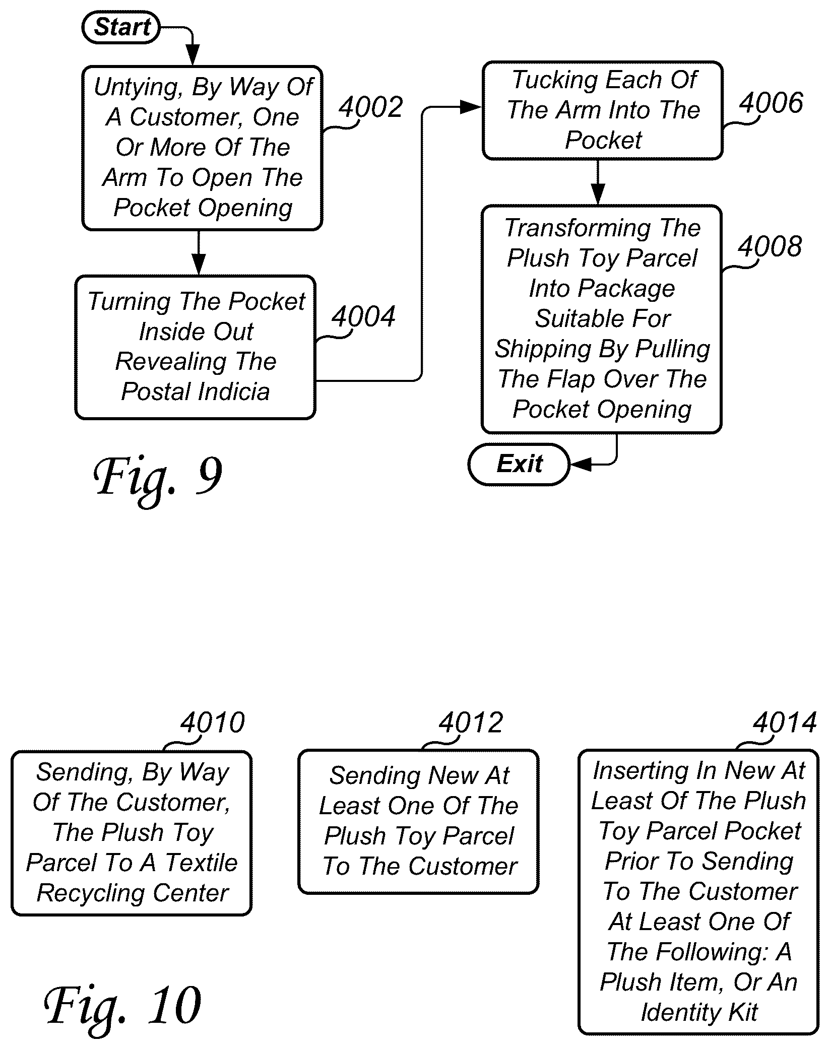 Patent US12103757 Figure 10 – Plush toy parcel suitable for shipping