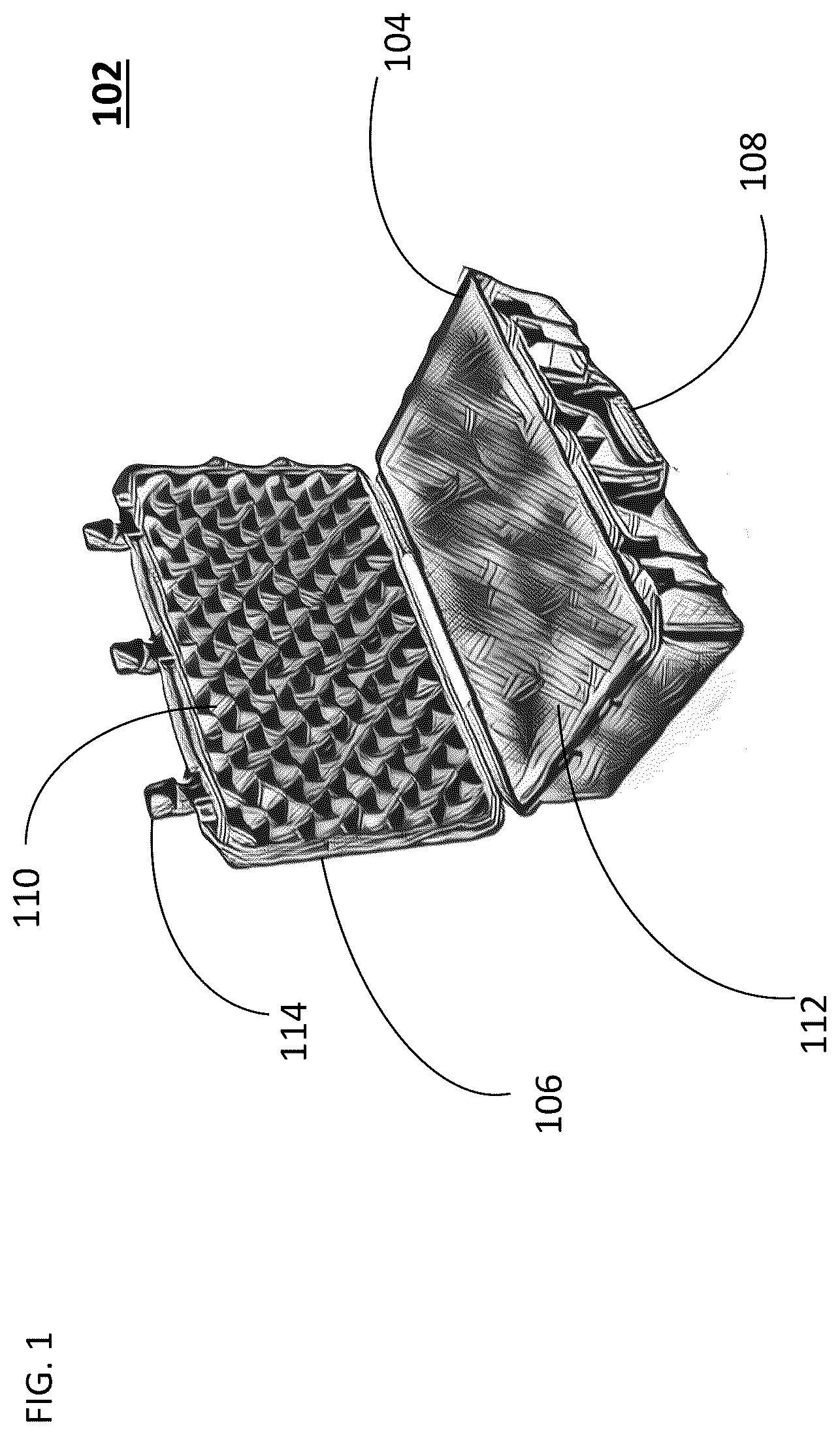 Patent US12103762 Figure 1 – Site inspection case