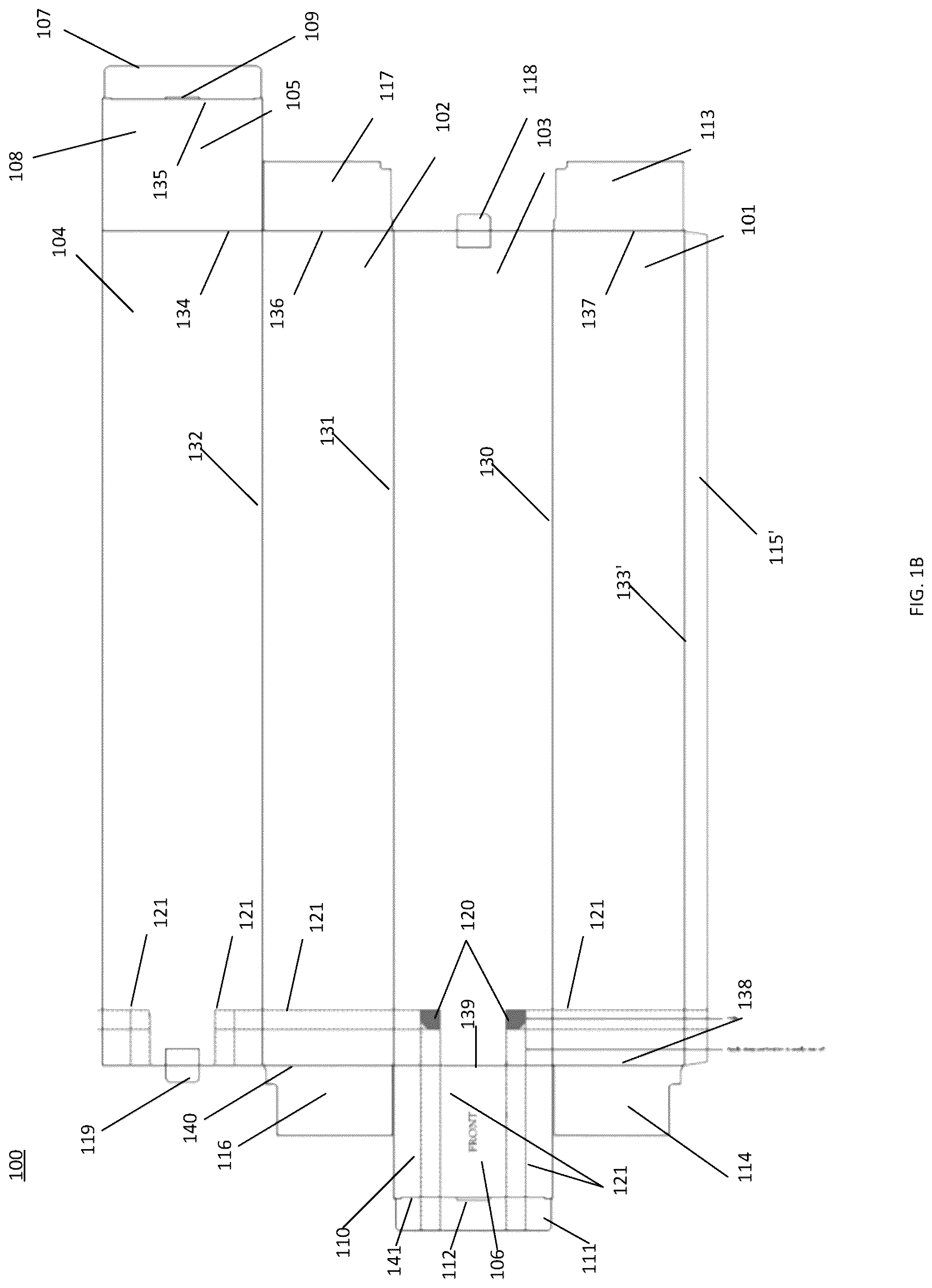 Patent US12103763 Figure 2 – Perforated shipping and display box for packaged lighting elements