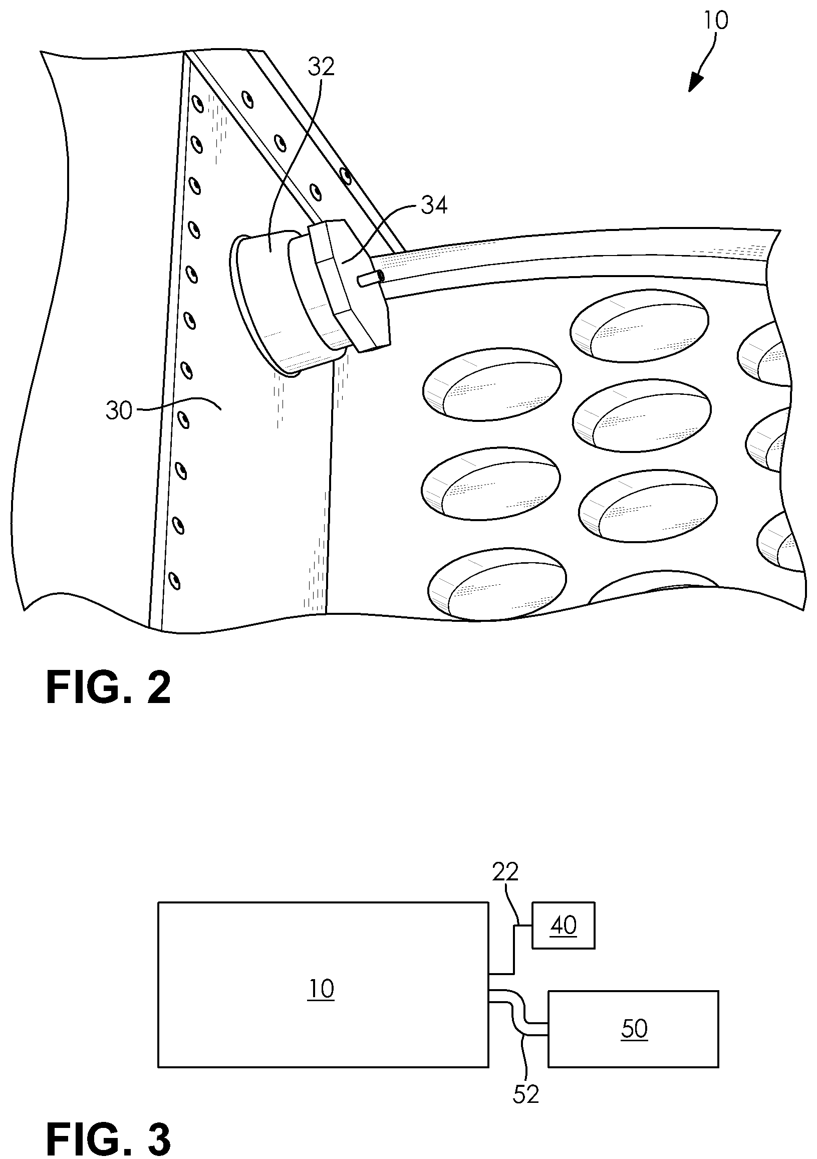 Patent US12103765 Figure 2 – Vehicle trailer or shipping container monitoring and evacuation assembly