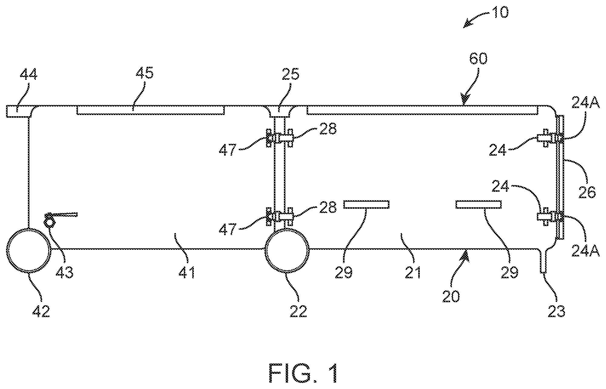 Patent US12103767 Figure 1 – Wheeled garbage receptacle with built in seat