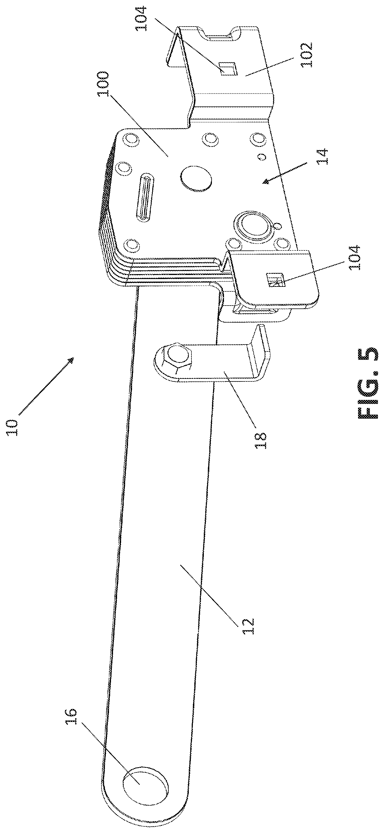 Patent US12103768 Figure 5 – Locking device and related methods