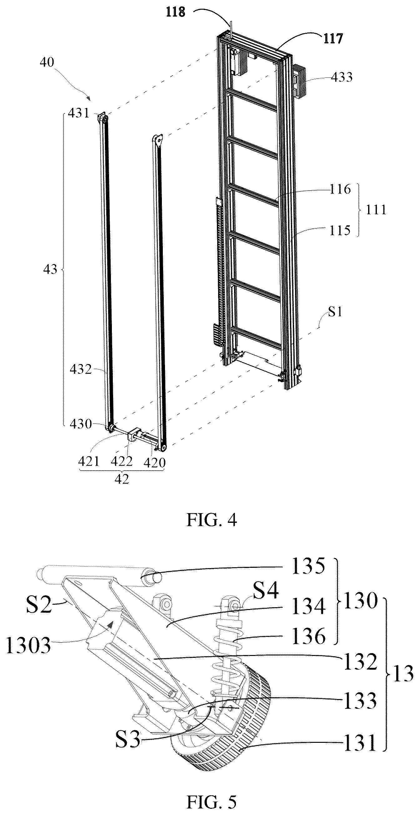 Patent US12103771 Figure 4 – Handling robot