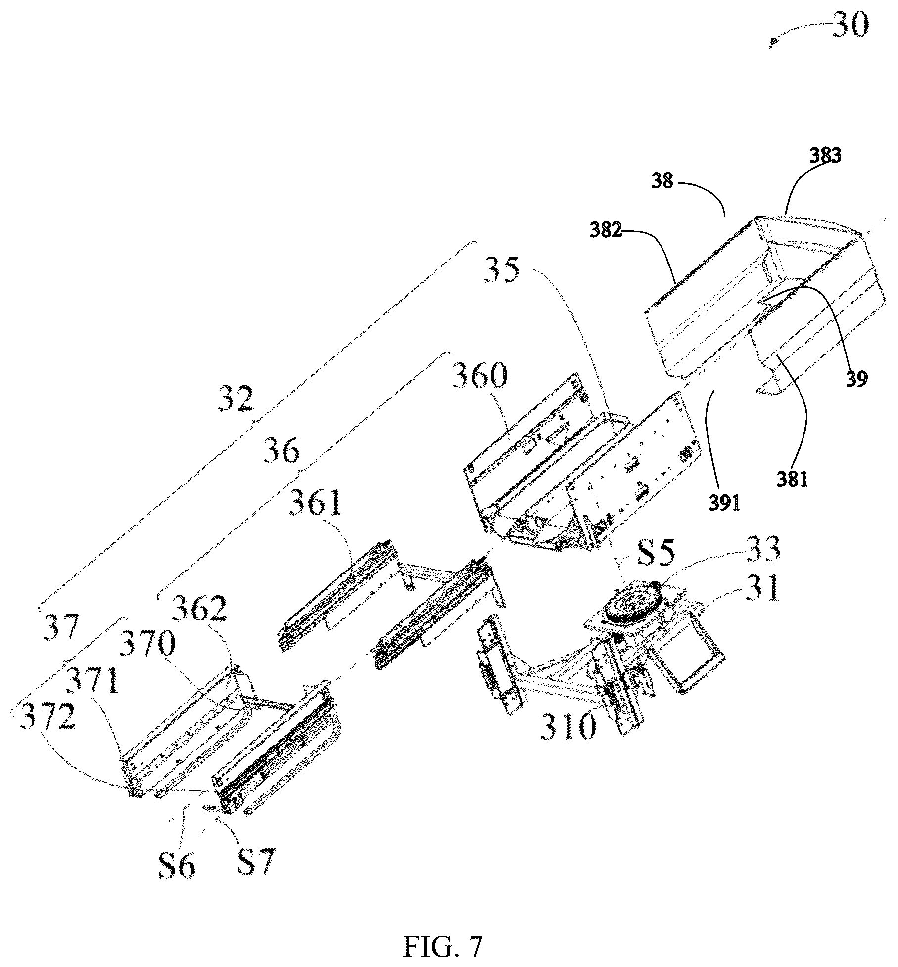 Patent US12103771 Figure 6 – Handling robot