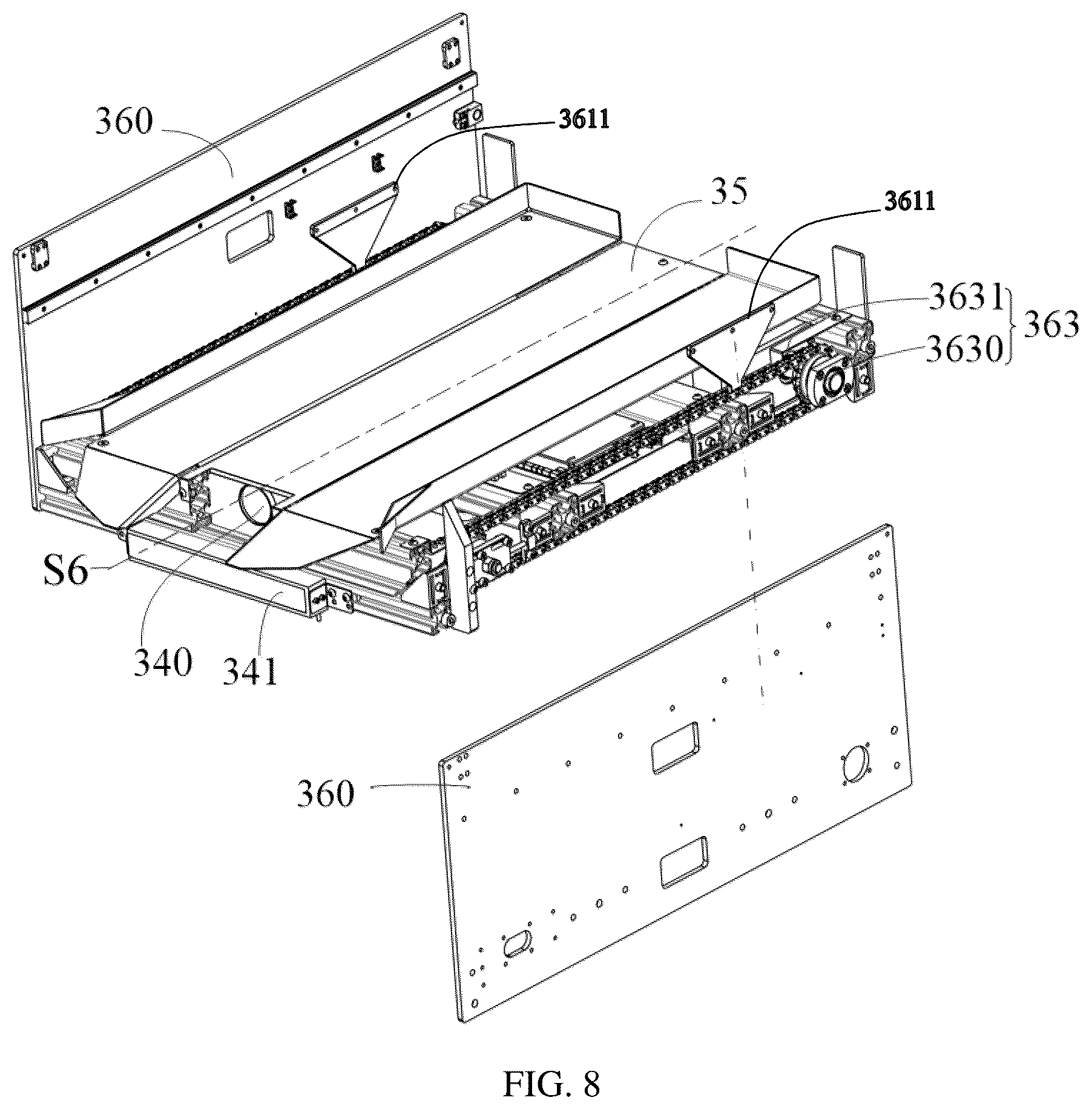 Patent US12103771 Figure 7 – Handling robot