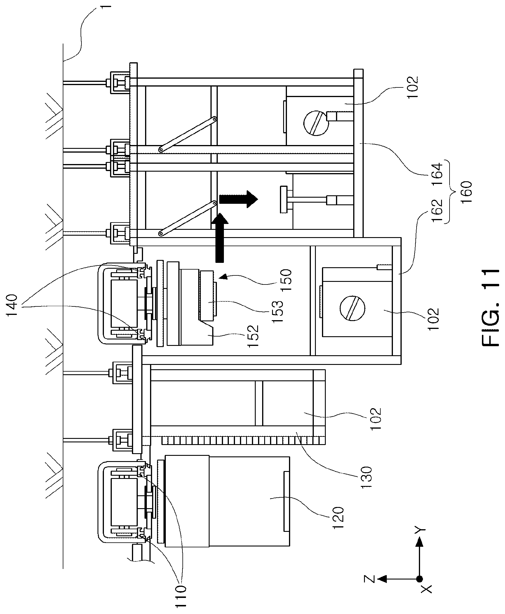 Patent US12103772 Figure 11 – Wafer storage system