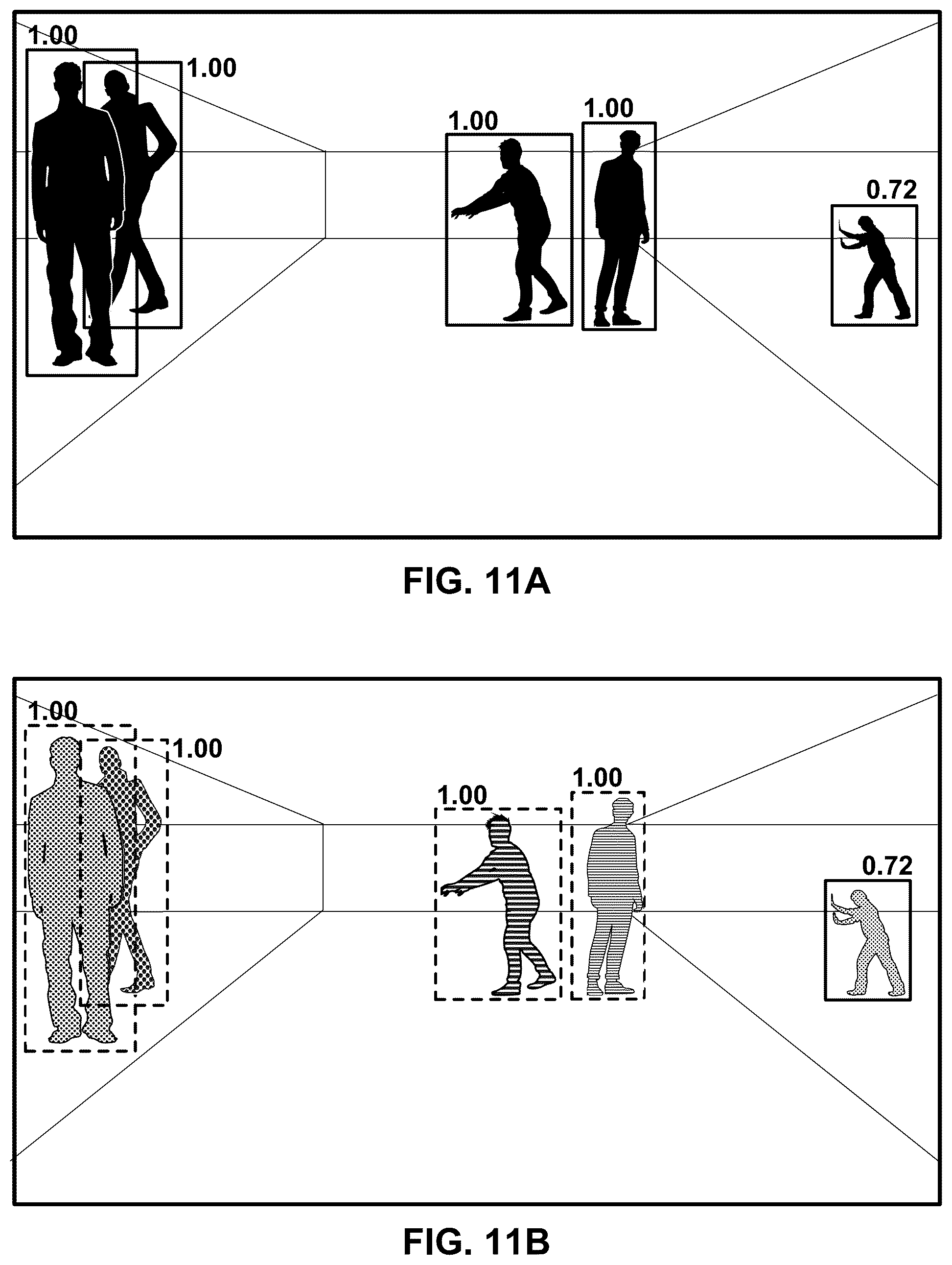 Patent US12103773 Figure 11 – Dynamic traversal protocol selection by autonomous robots in a facility context