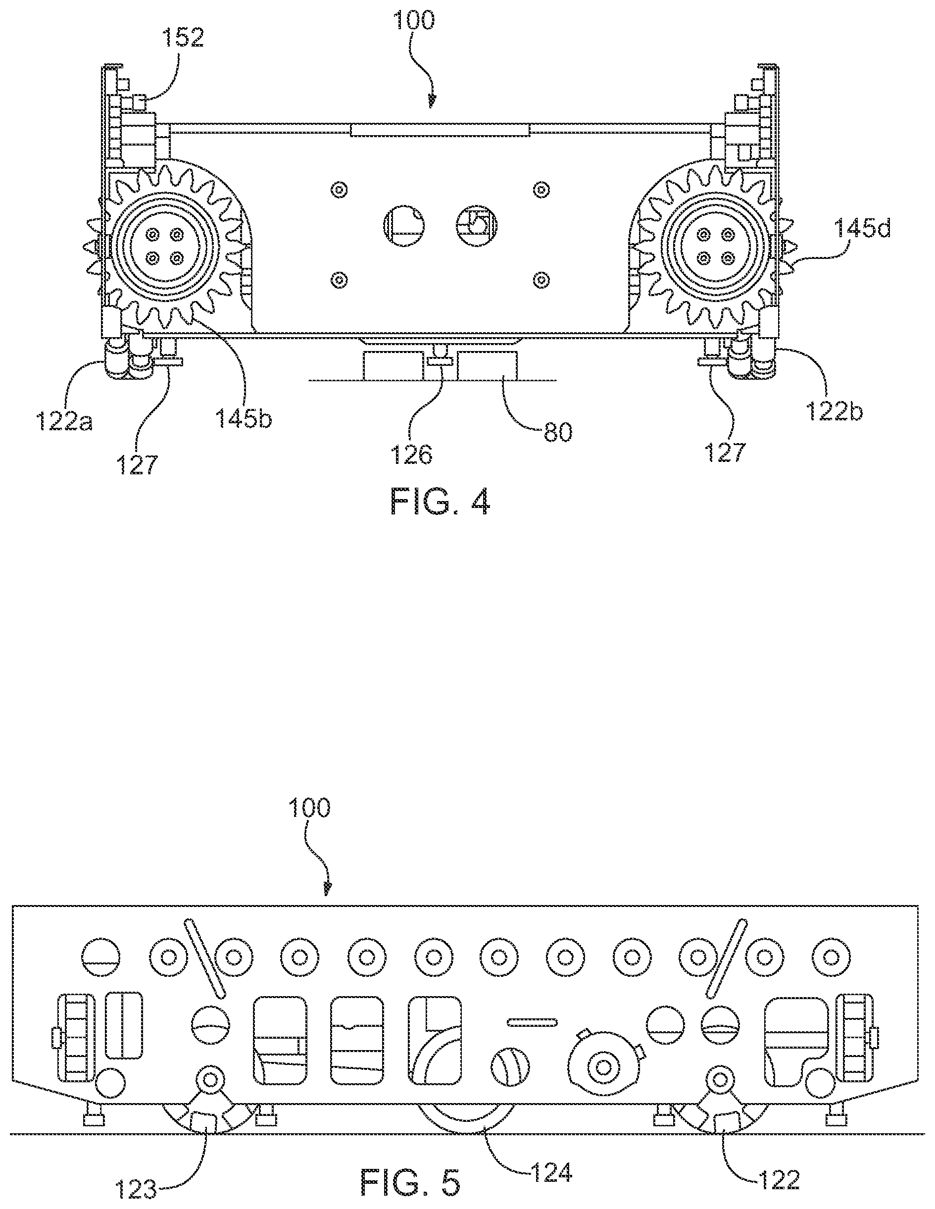 Patent US12103778 Figure 4 – Material handling apparatus having separate workstation and method of use