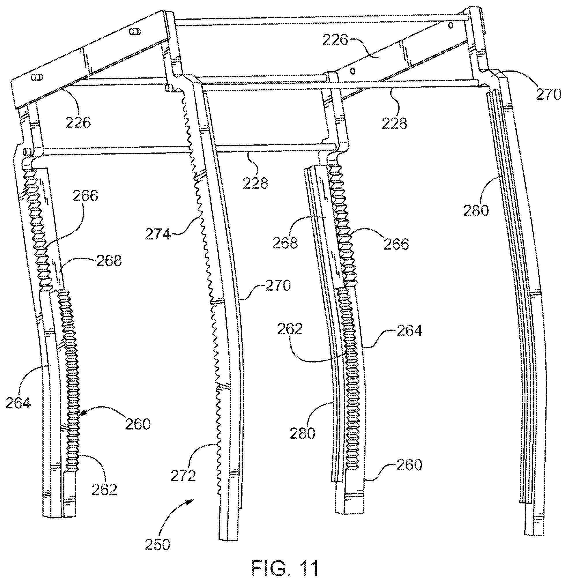 Patent US12103778 Figure 10 – Material handling apparatus having separate workstation and method of use