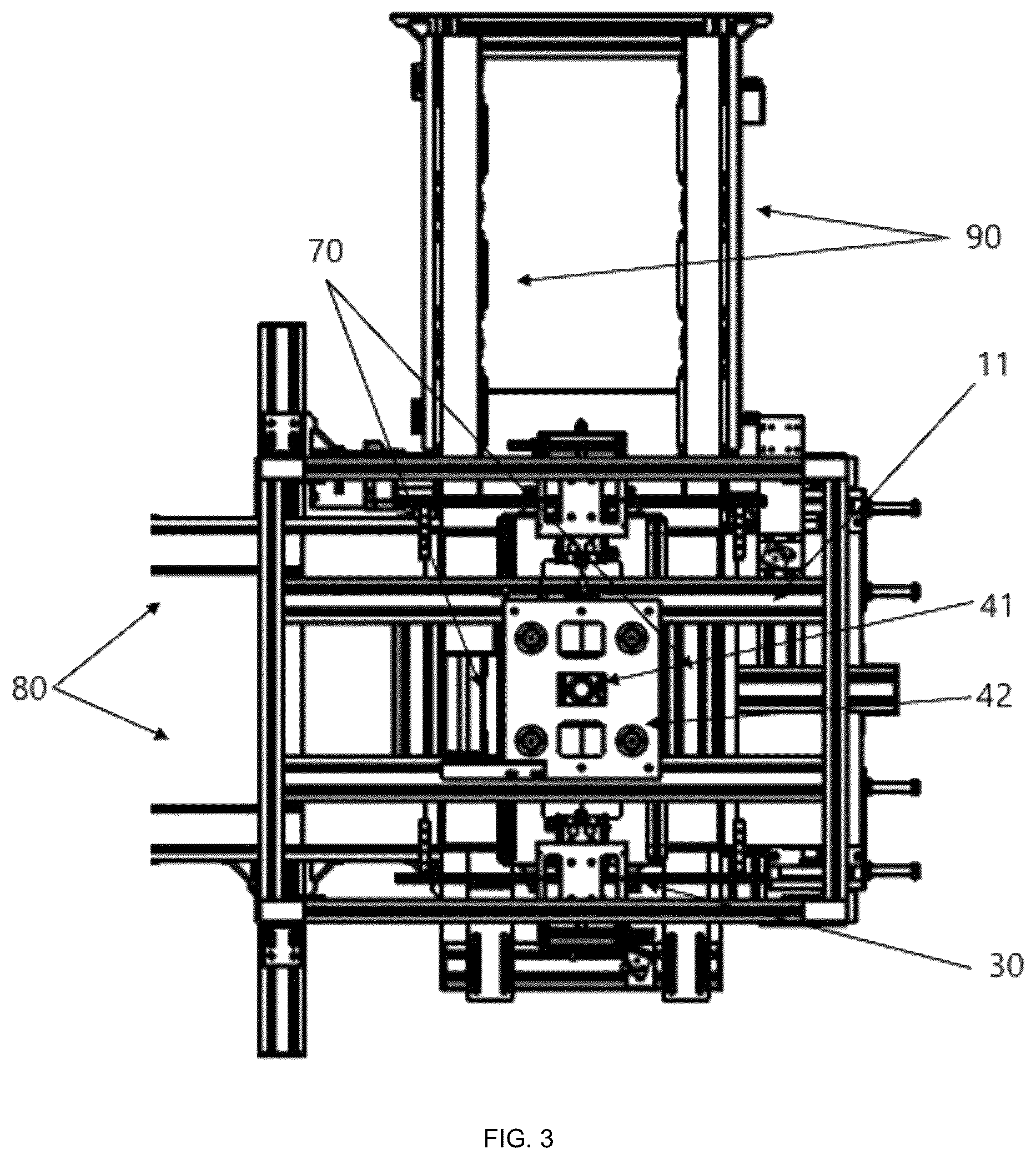 Patent US12103780 Figure 3 – System for inverting packaging box