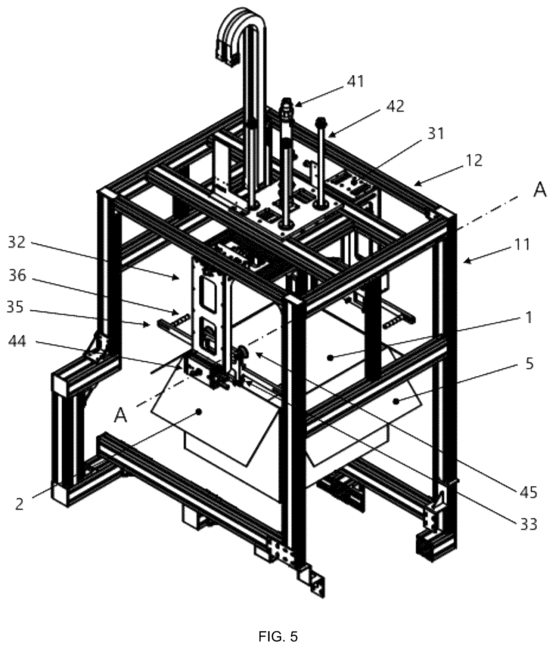Patent US12103780 Figure 5 – System for inverting packaging box