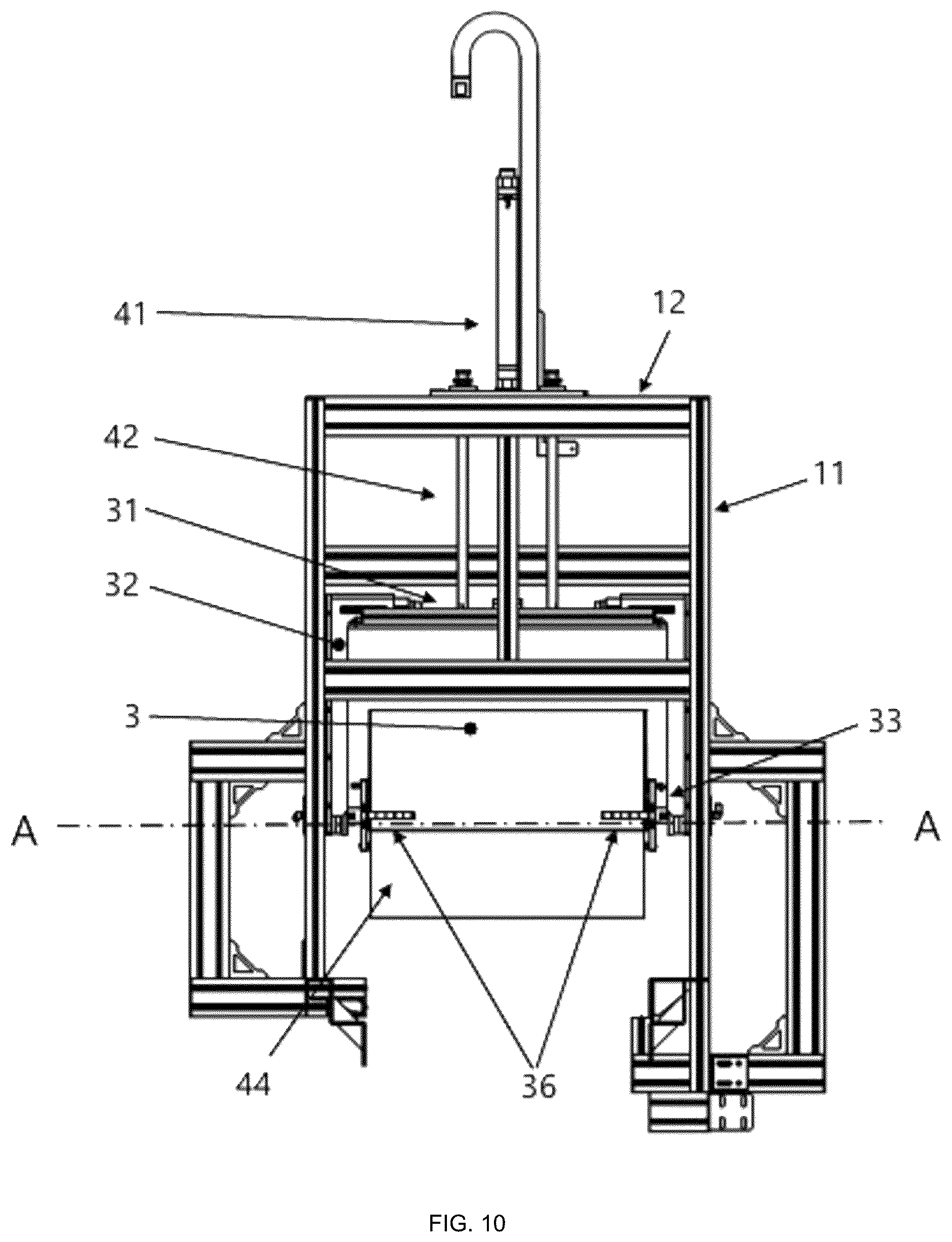 Patent US12103780 Figure 10 – System for inverting packaging box