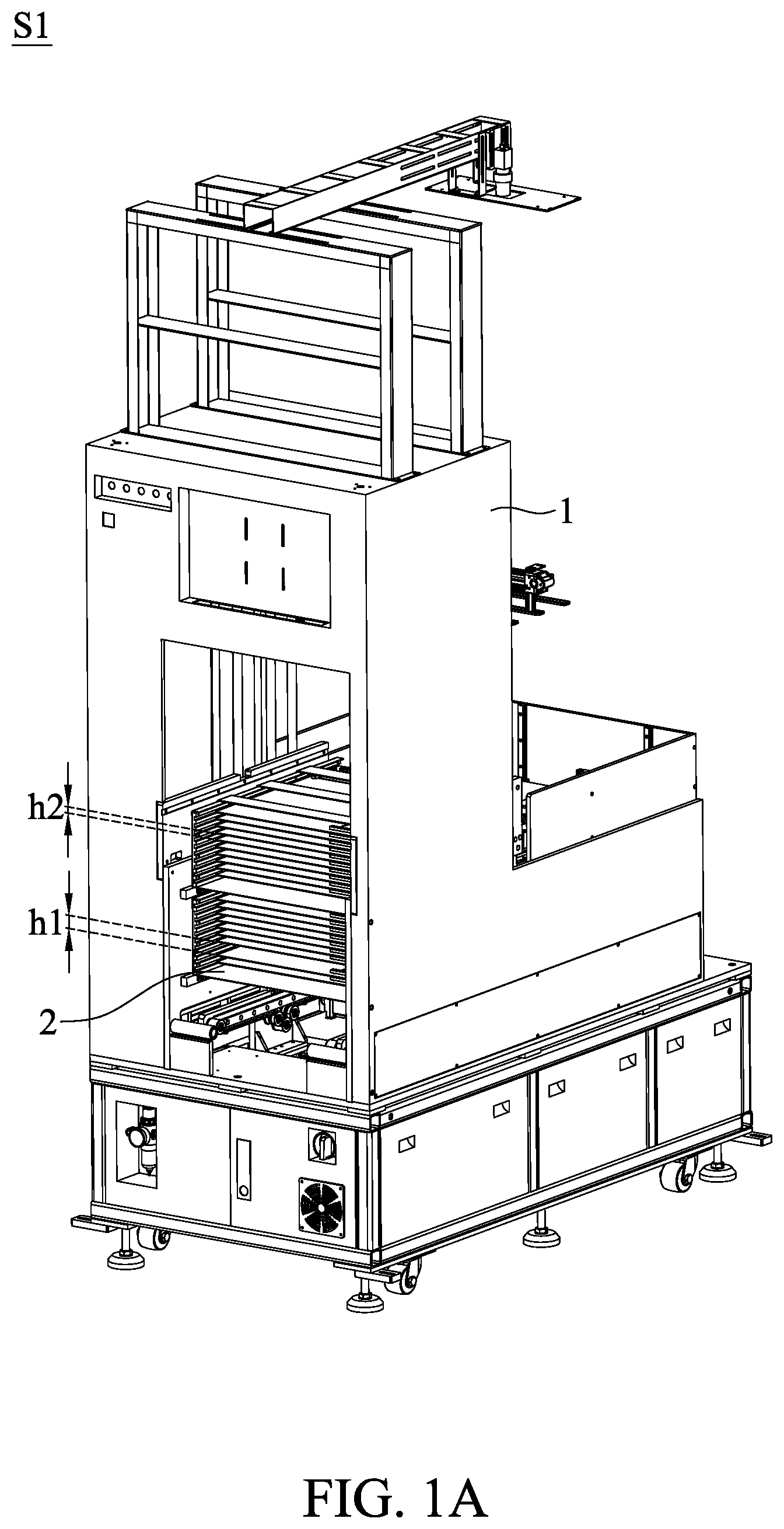 Patent US12103782 Figure 1 – Feeding apparatus