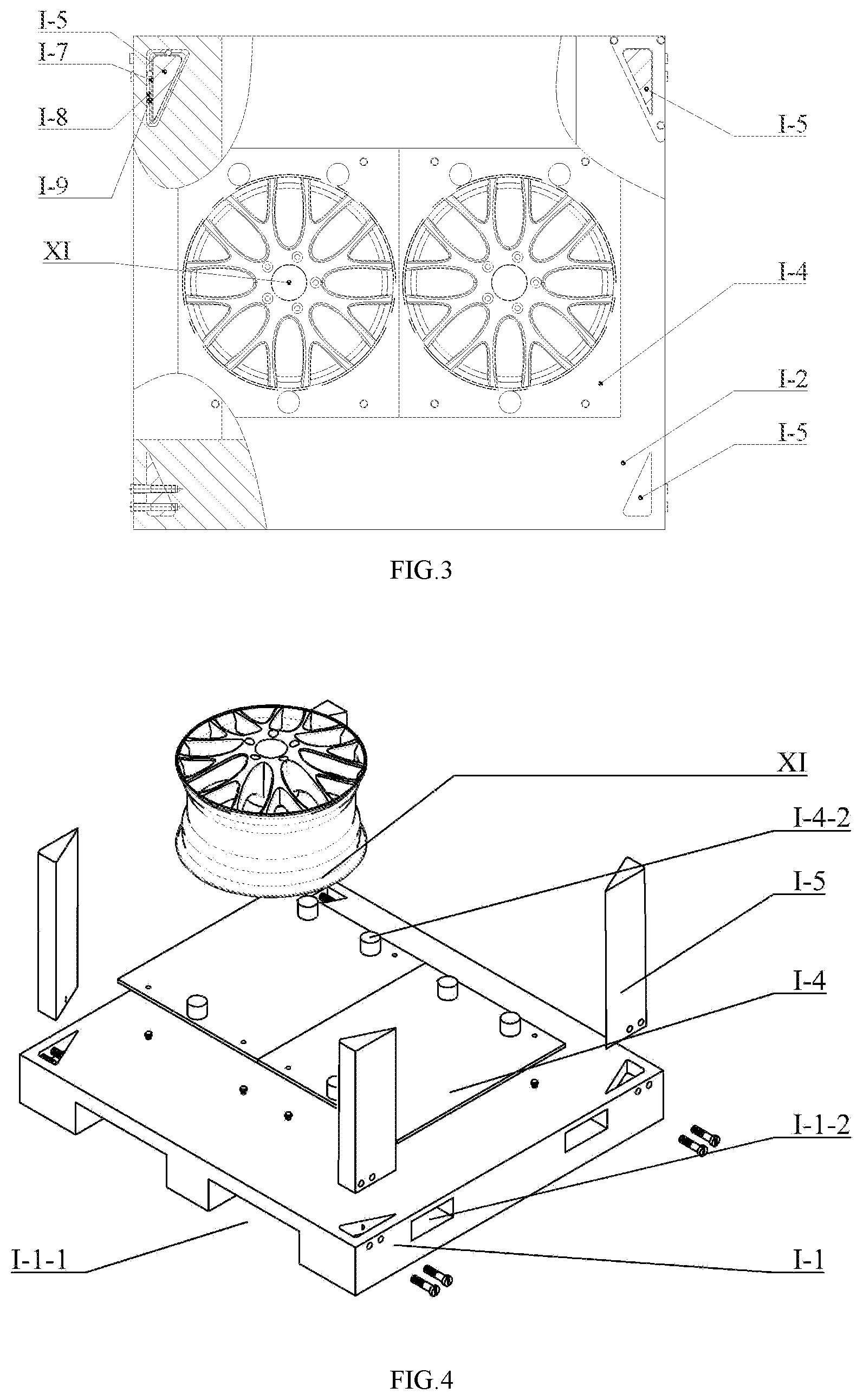 Patent US12103785 Figure 3 – Automatic feeding device for automotive wheel hub