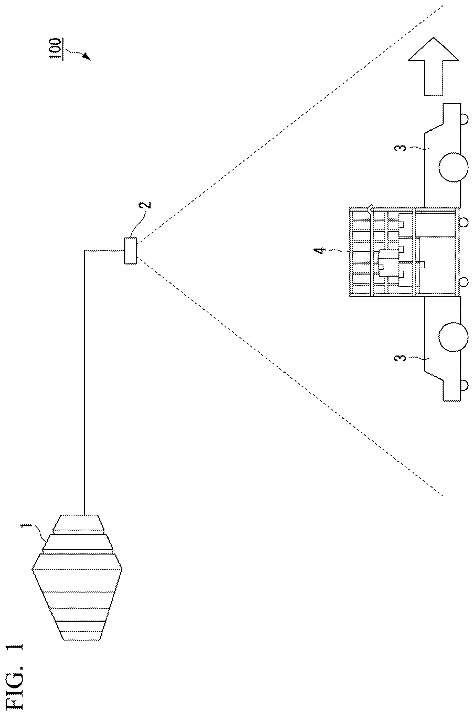 Patent US12103786 Figure 1 – Conveyance system, control device, and control method