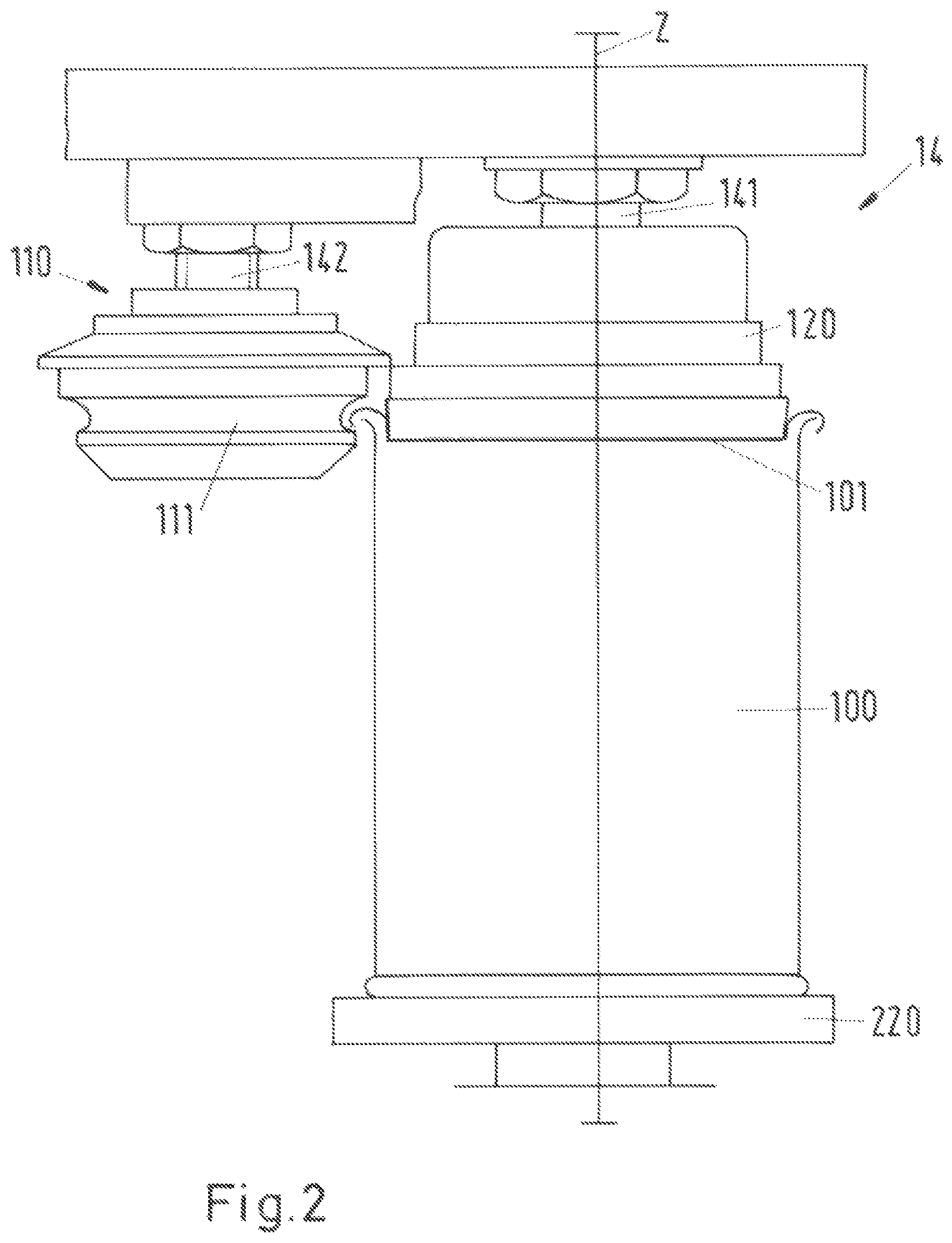 Patent US12103788 Figure 2 – Apparatus for processing containers