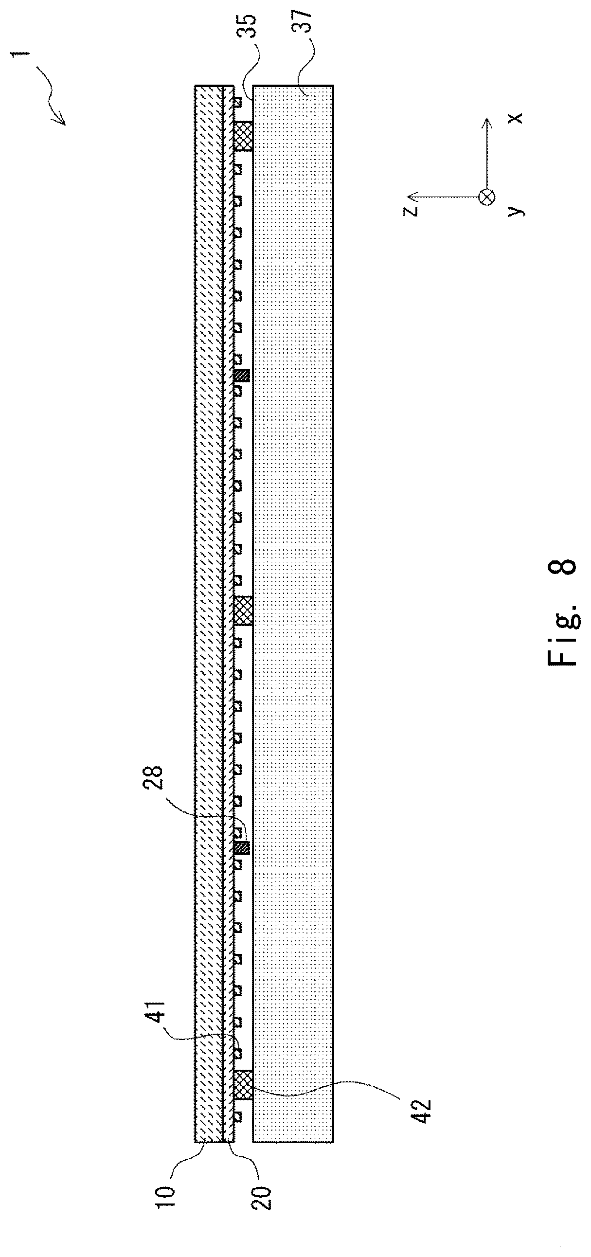 Patent US12103790 Figure 8 – Flotation conveyance apparatus and laser processing apparatus