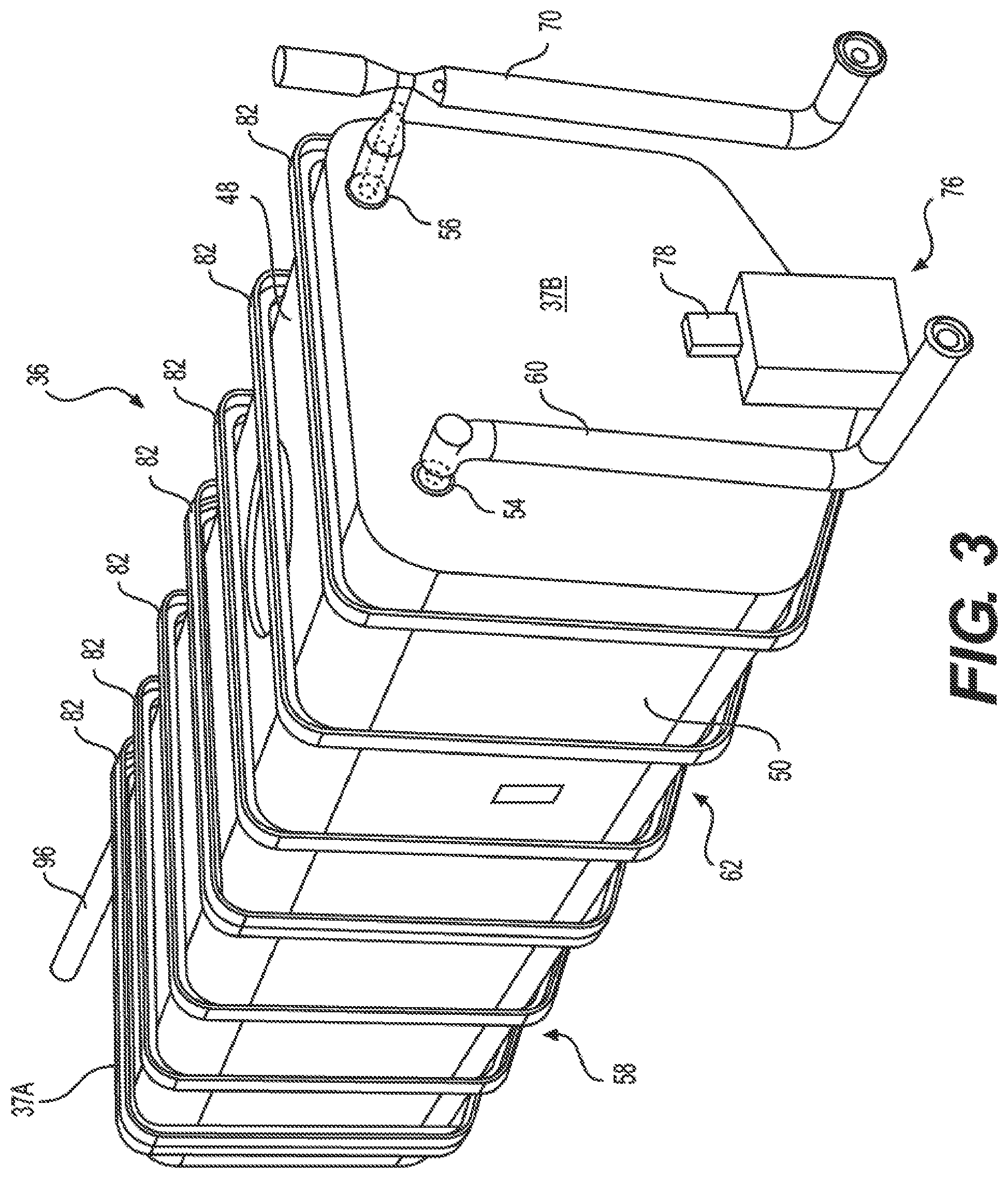 Patent US12103791 Figure 4 – Assemblies and methods for material extraction from retention collections