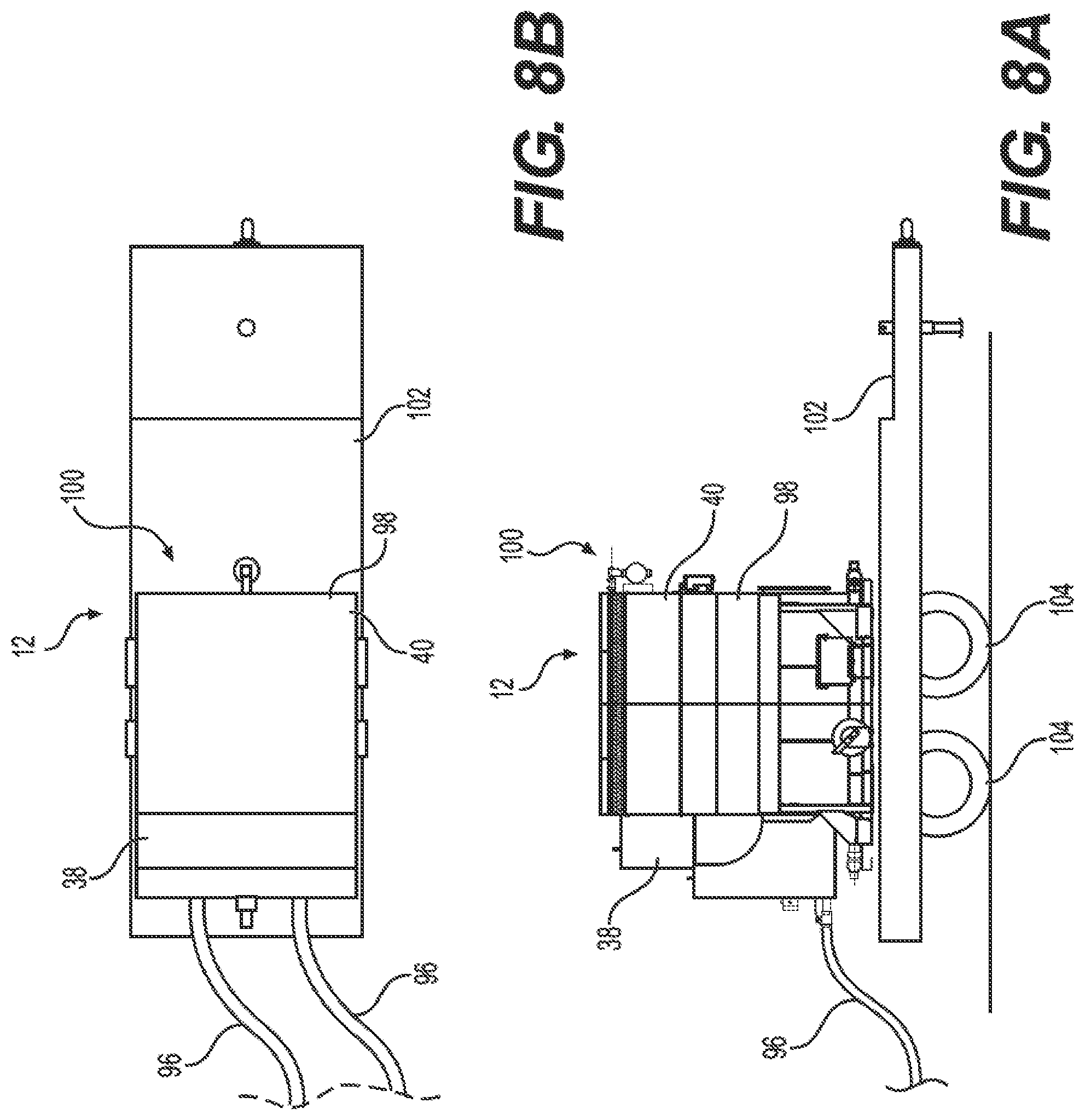 Patent US12103791 Figure 8 – Assemblies and methods for material extraction from retention collections