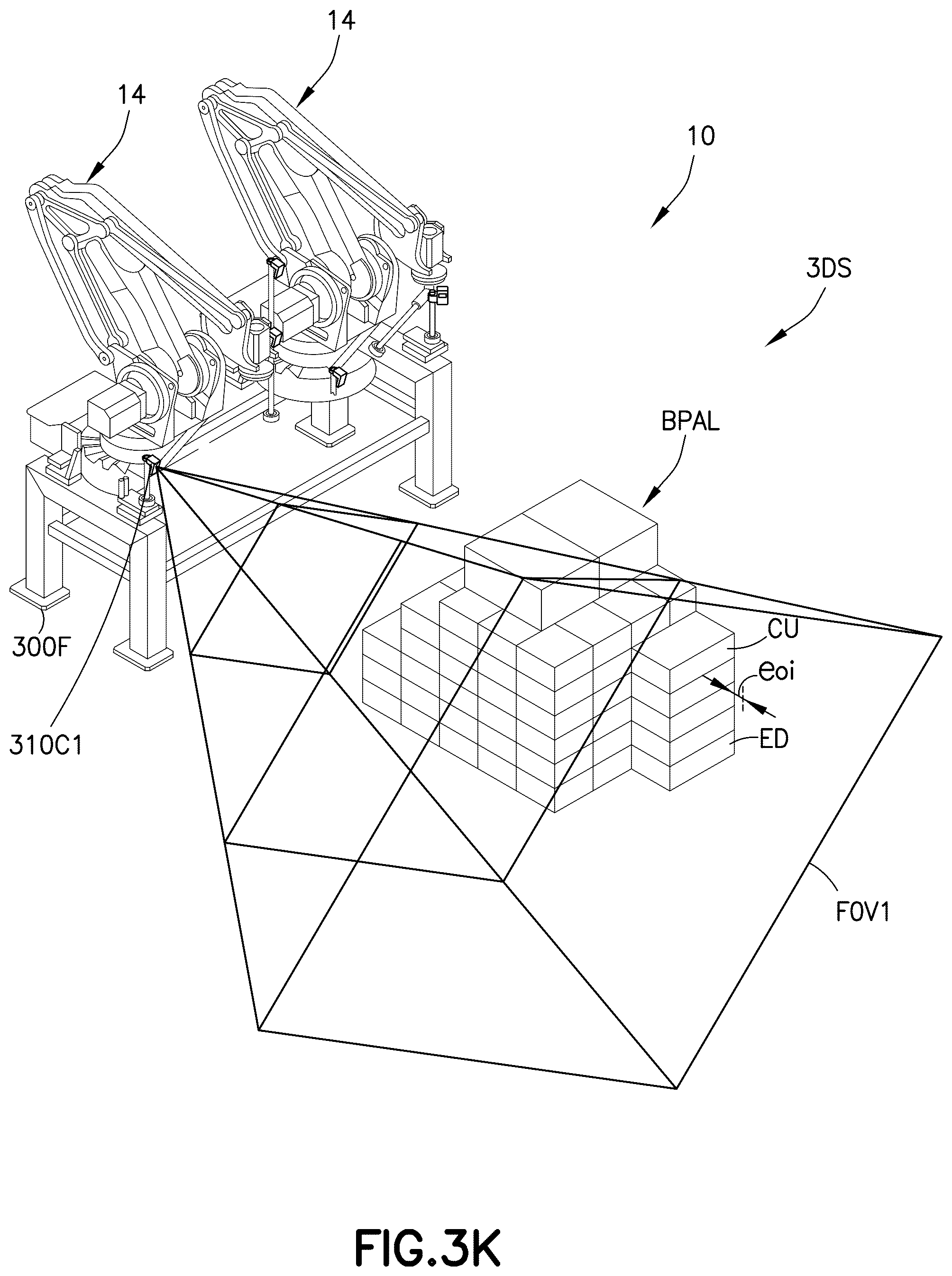 Patent US12103792 Figure 14 – Apparatus and method for building a pallet load