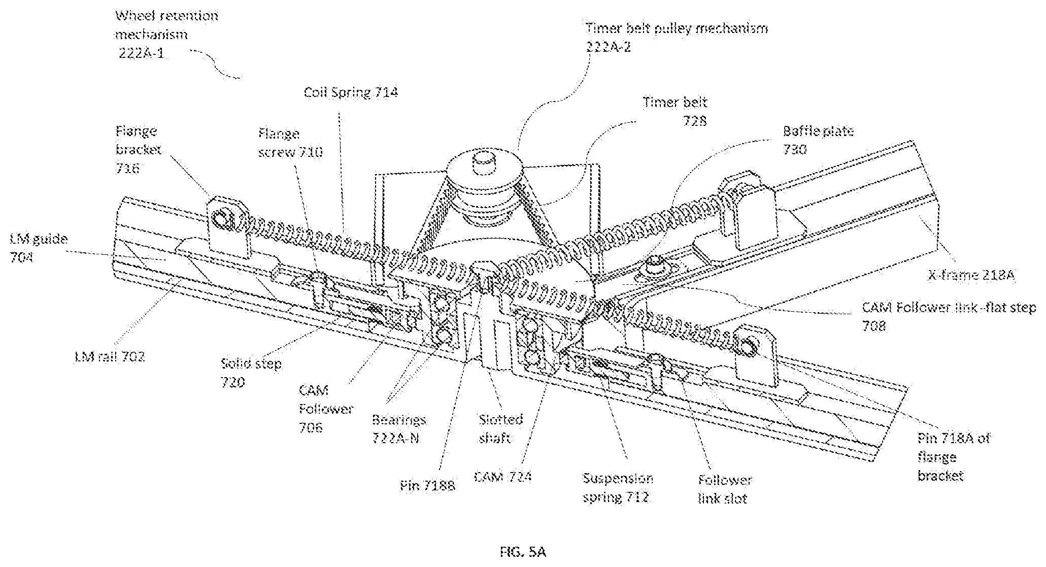 Patent US12103794 Figure 11 – Storage system with guided plate based lifting apparatus for payload loading-unloading on storage rack