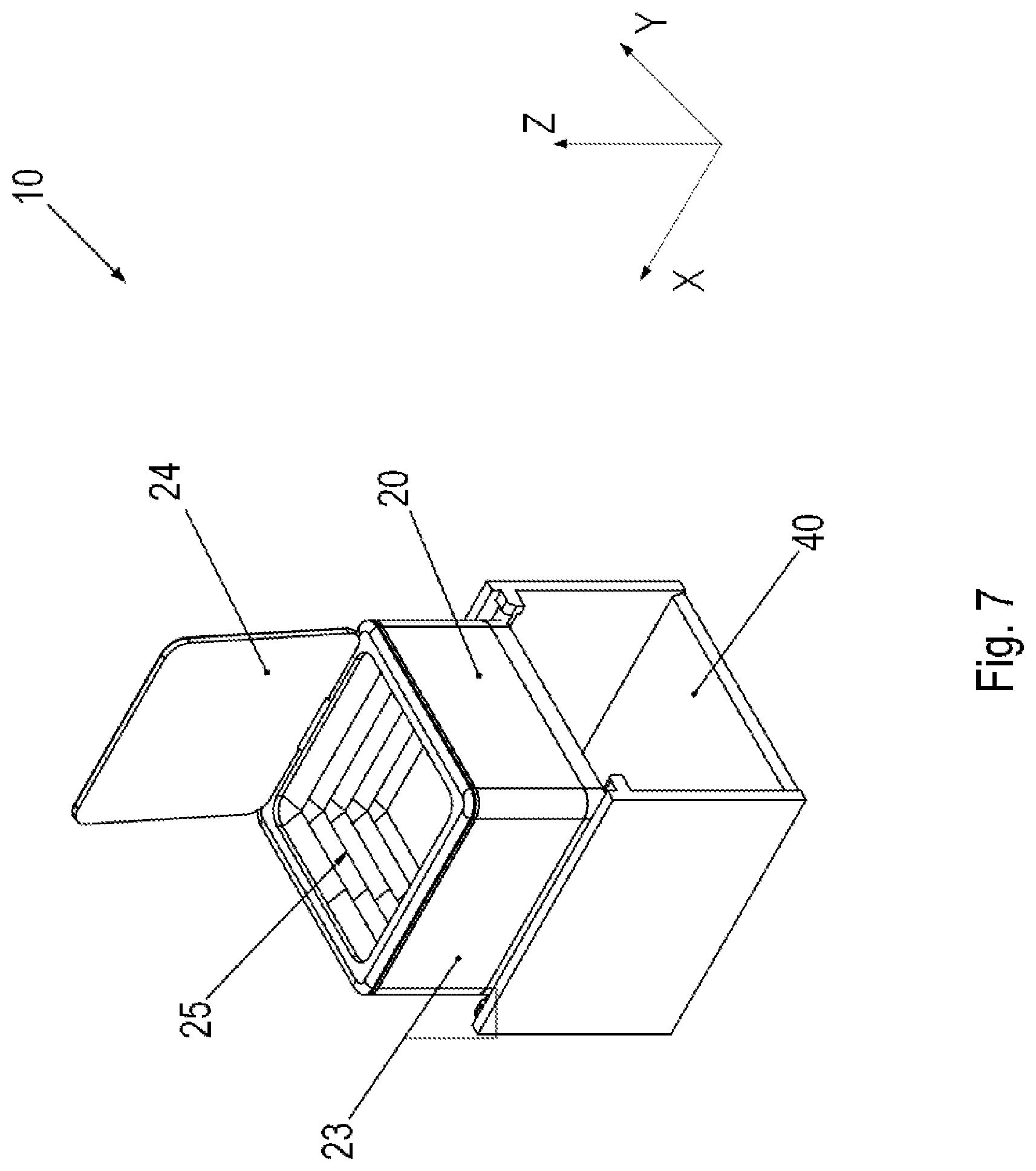 Patent US12103795 Figure 7 – System and method for transporting goods