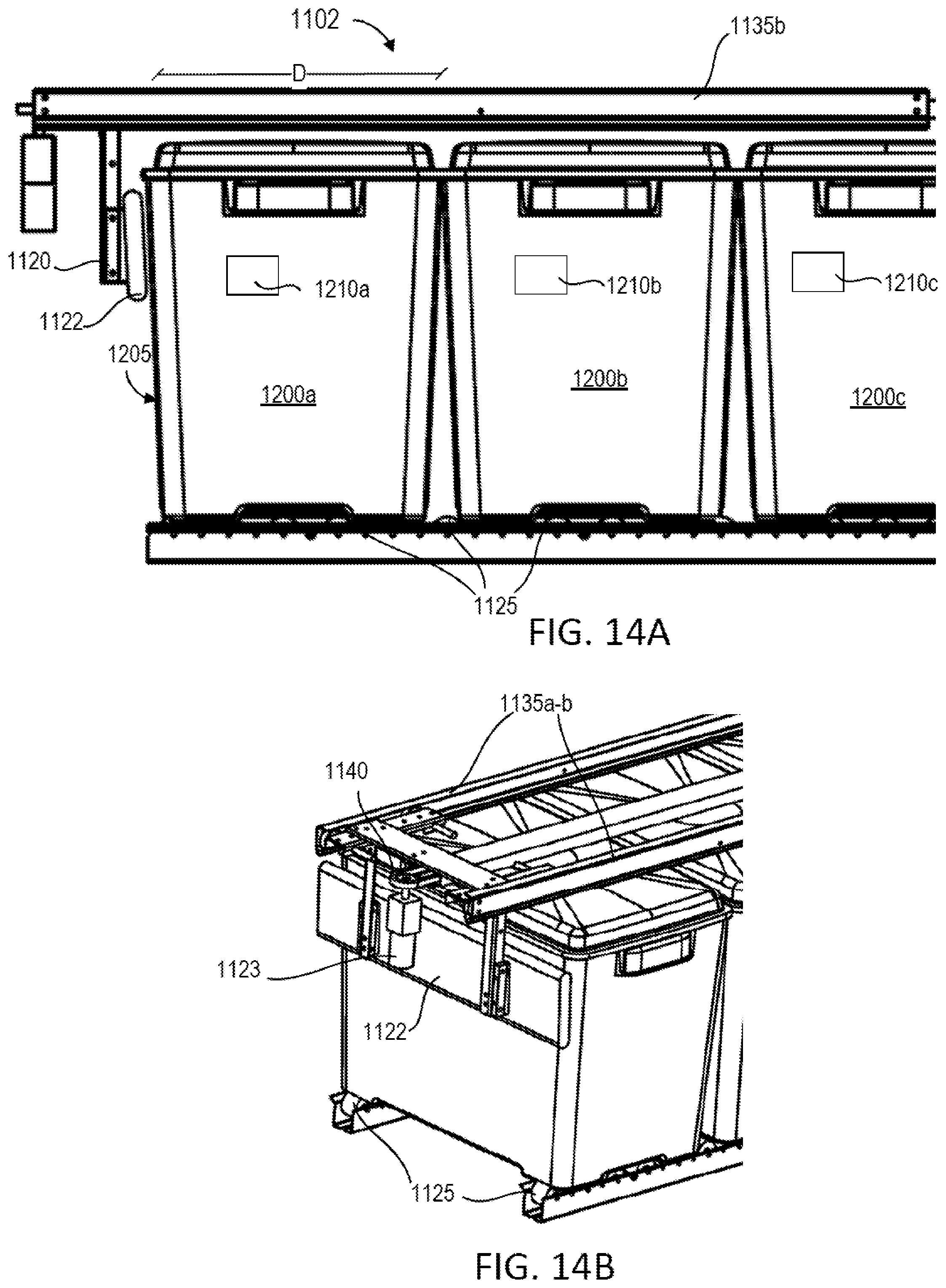 Patent US12103796 Figure 15 – Autonomous multi-tier racking and retrieval system for delivery vehicle