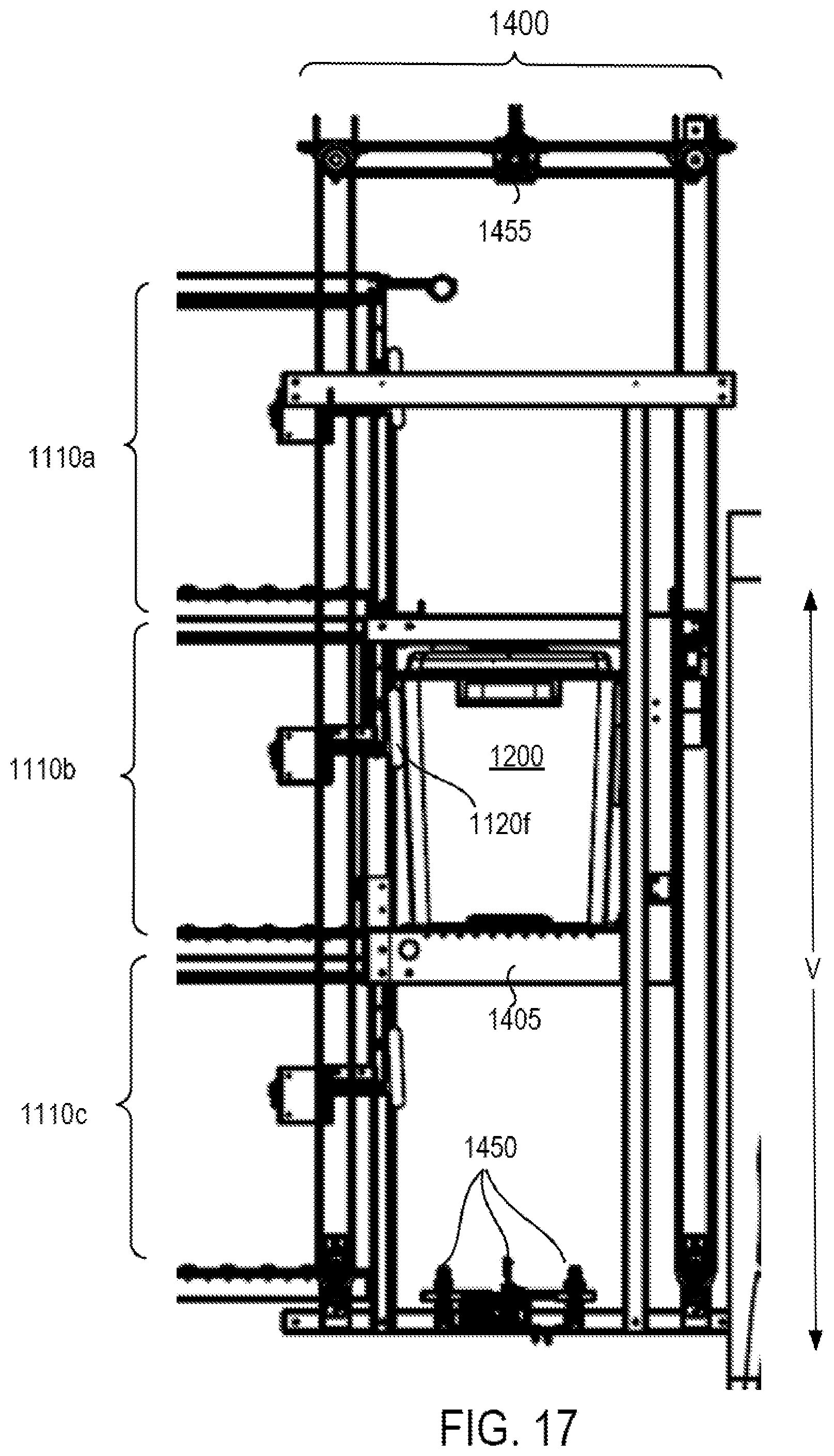 Patent US12103796 Figure 18 – Autonomous multi-tier racking and retrieval system for delivery vehicle