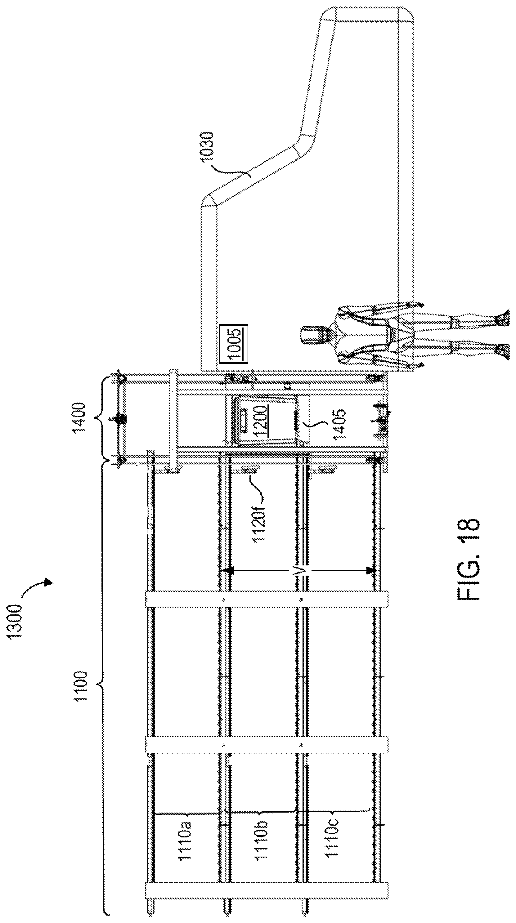 Patent US12103796 Figure 19 – Autonomous multi-tier racking and retrieval system for delivery vehicle