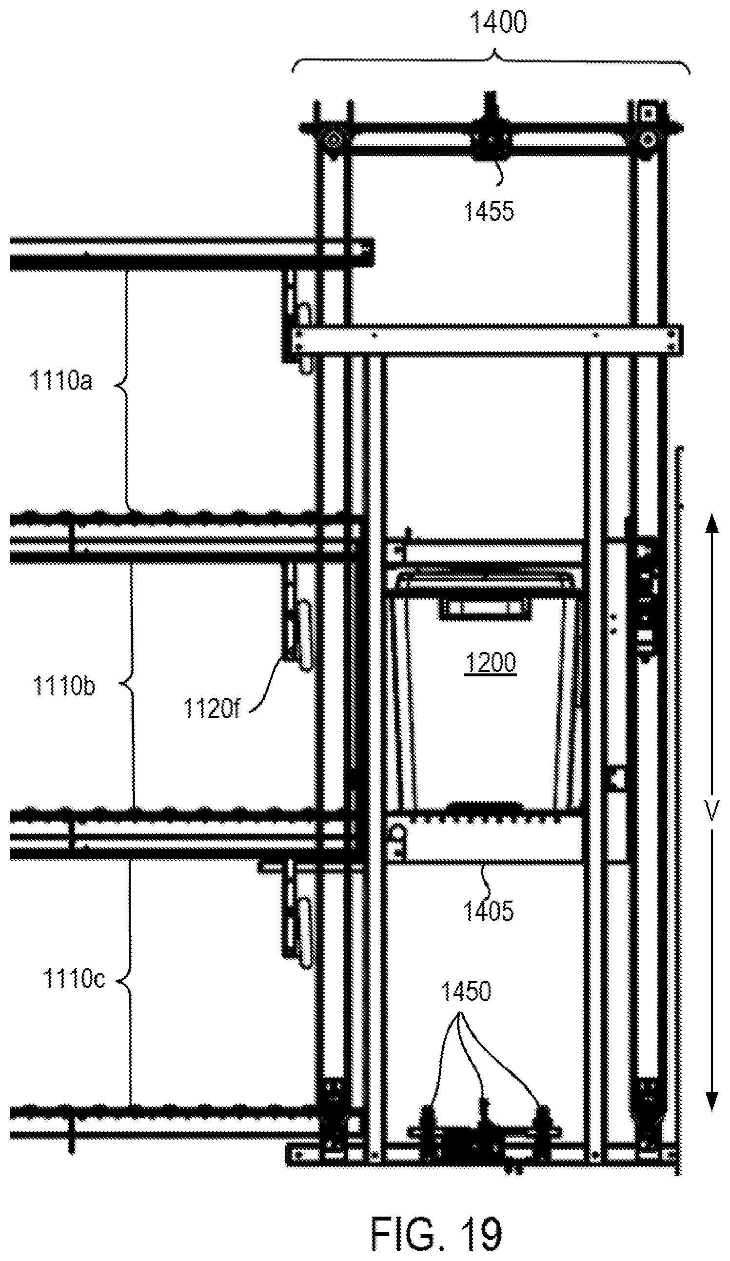 Patent US12103796 Figure 20 – Autonomous multi-tier racking and retrieval system for delivery vehicle