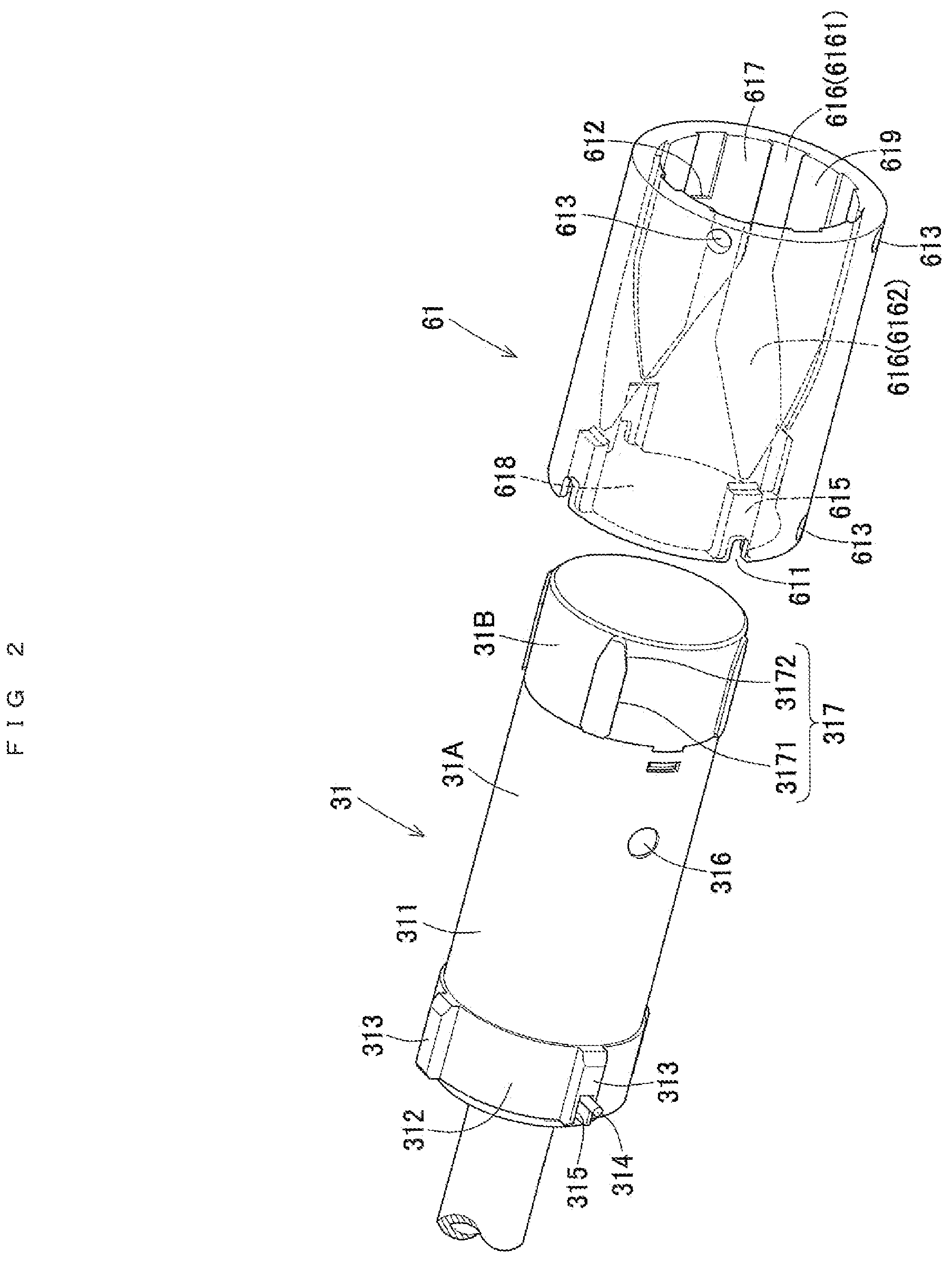 Patent US12103799 Figure 2 – Wound body, core body for wound body, and combination of wound body and support shaft