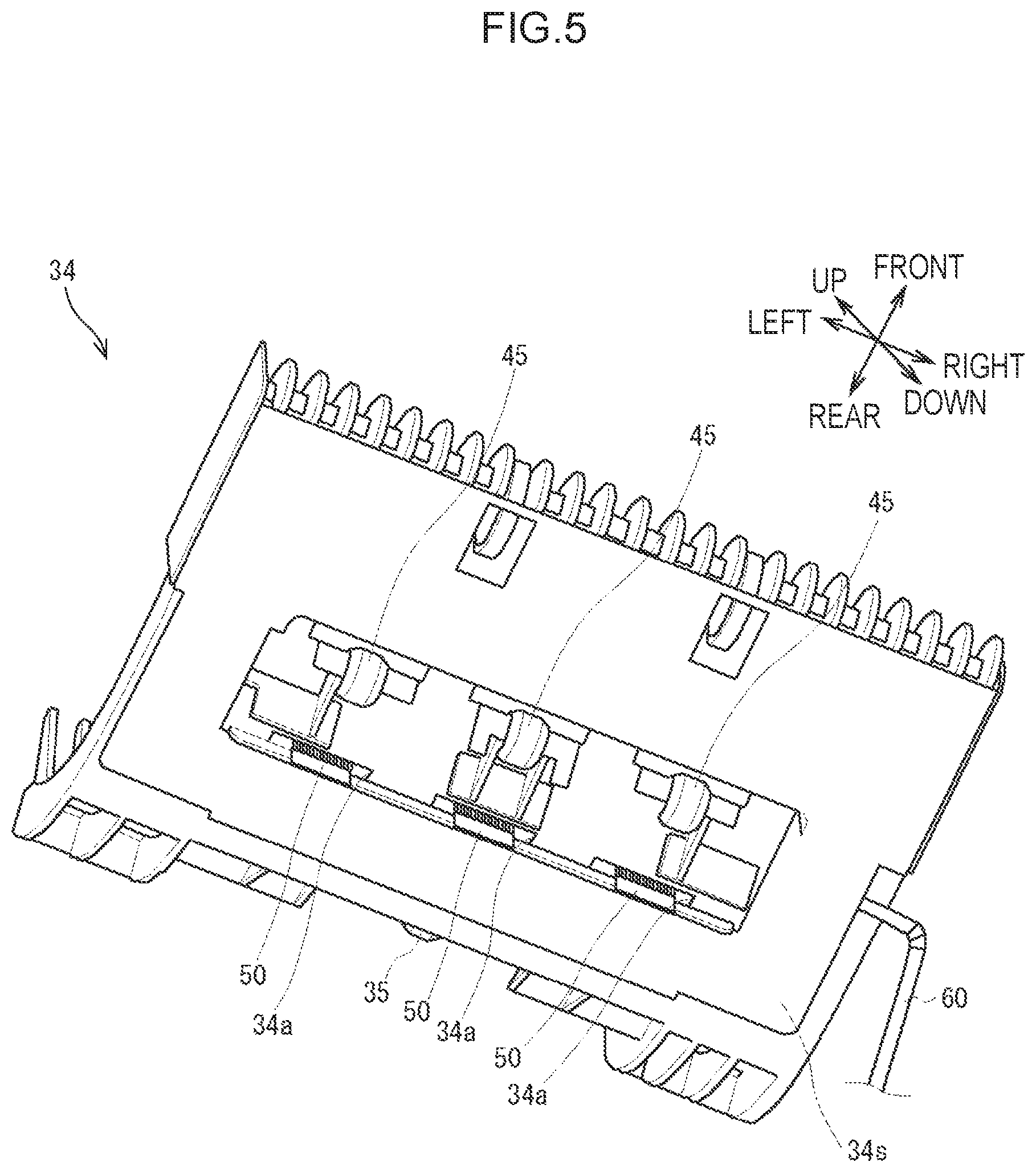 Patent US12103802 Figure 5 – Medium processing device and medium transaction device