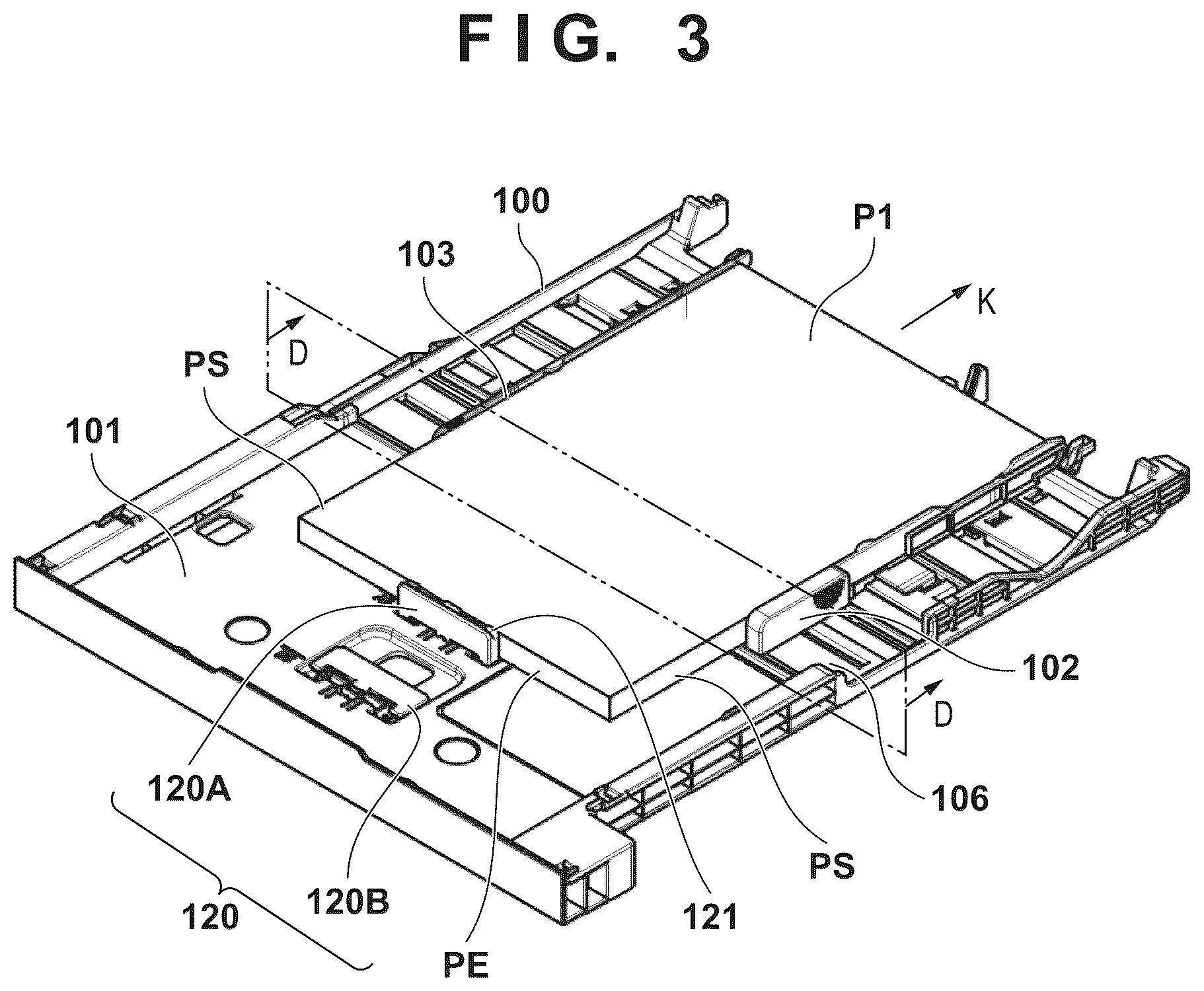 Patent US12103803 Figure 3 – Cassette and printing apparatus